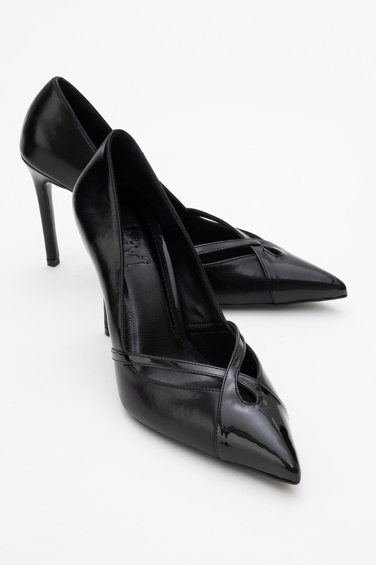 Ruby - Black Stiletto Heel (Women)