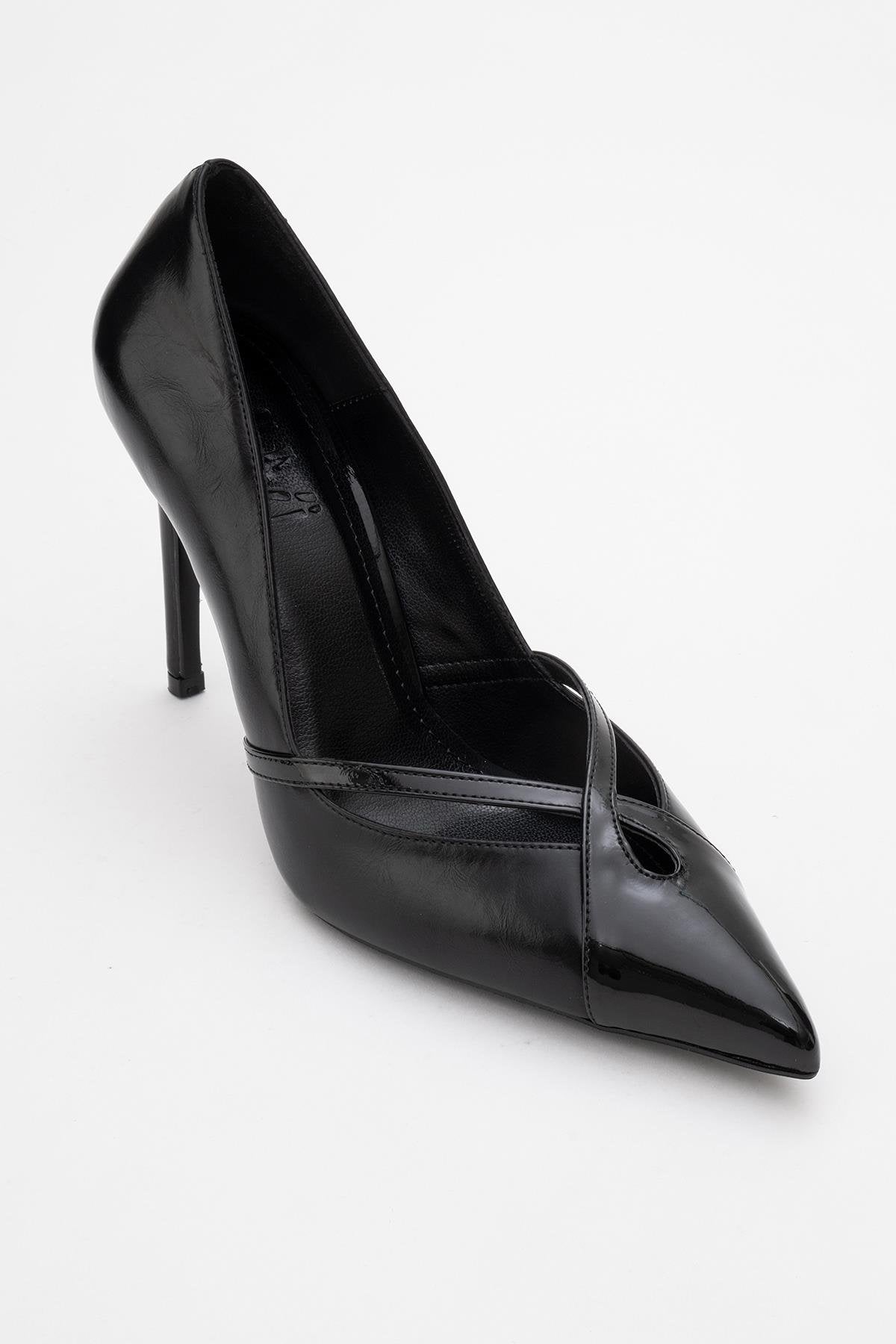 Ruby - Black Stiletto Heel (Women)