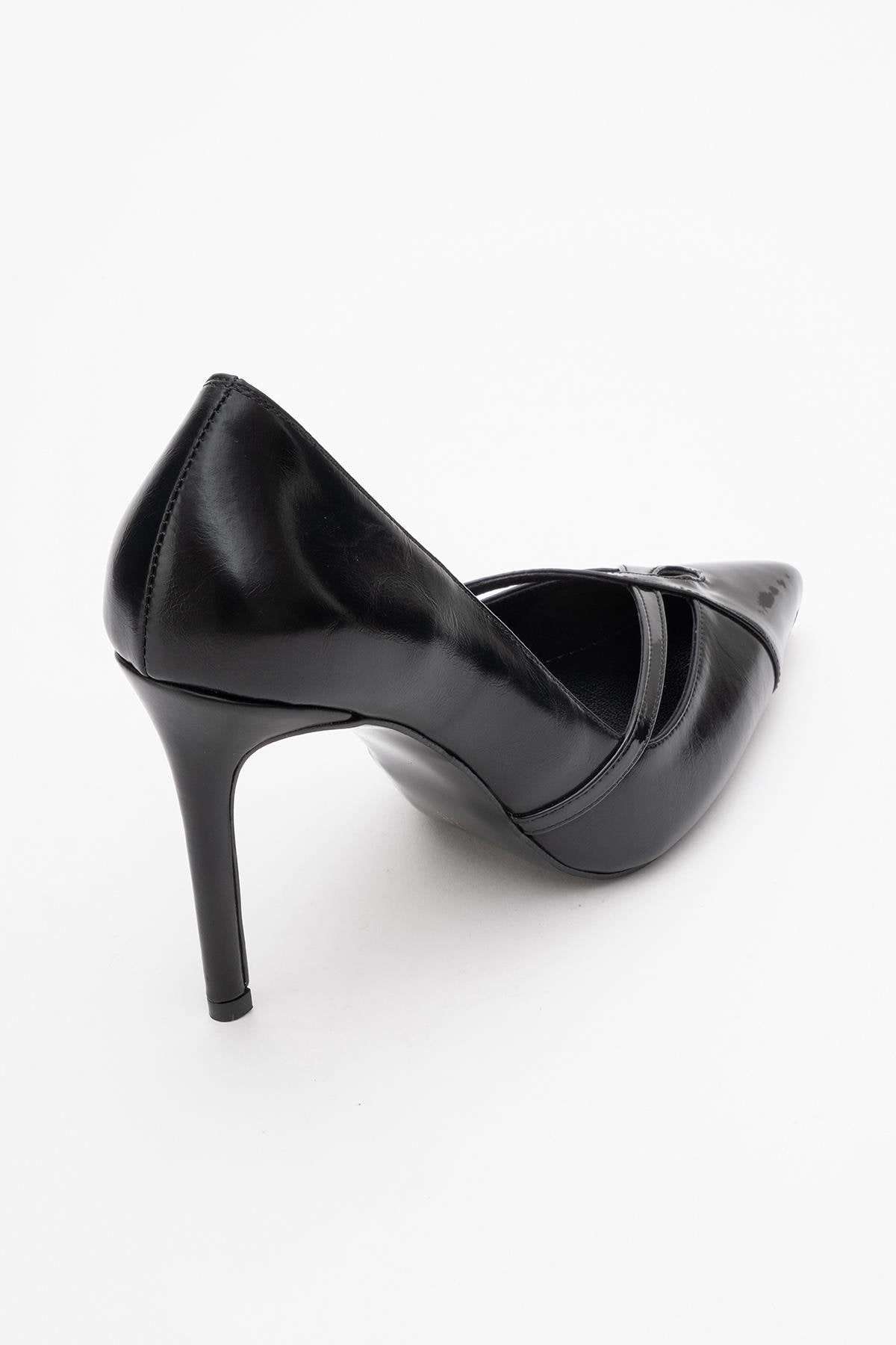 Ruby - Black Stiletto Heel (Women)