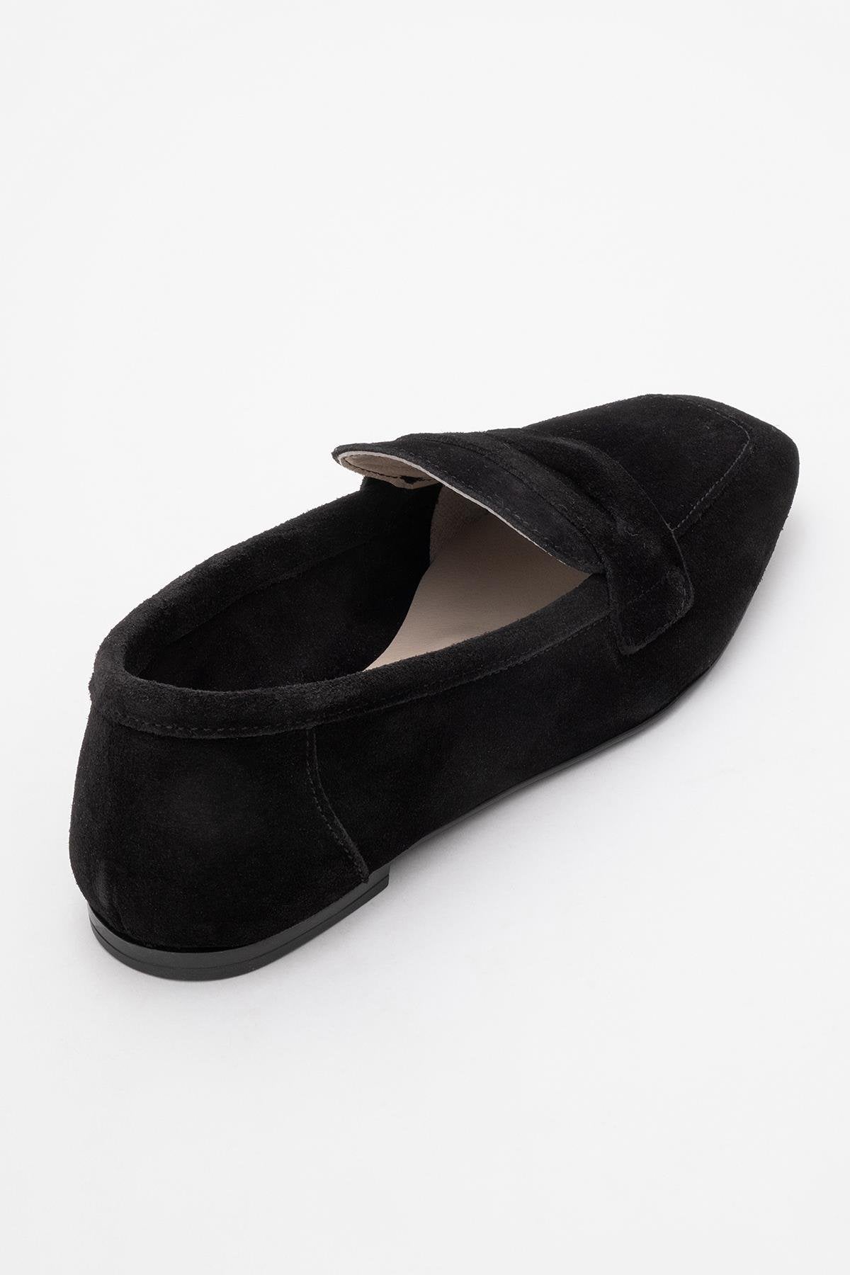 Morne - Black Suede Leather Loafers