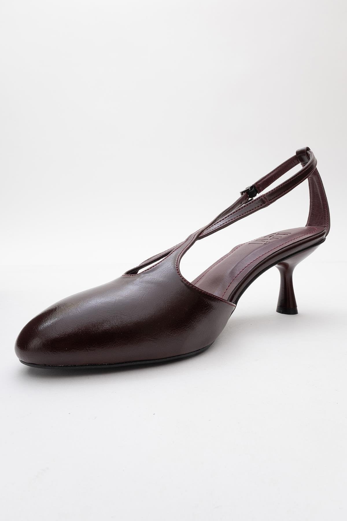 Agves - Burgundy Heeled Sandal (Women)