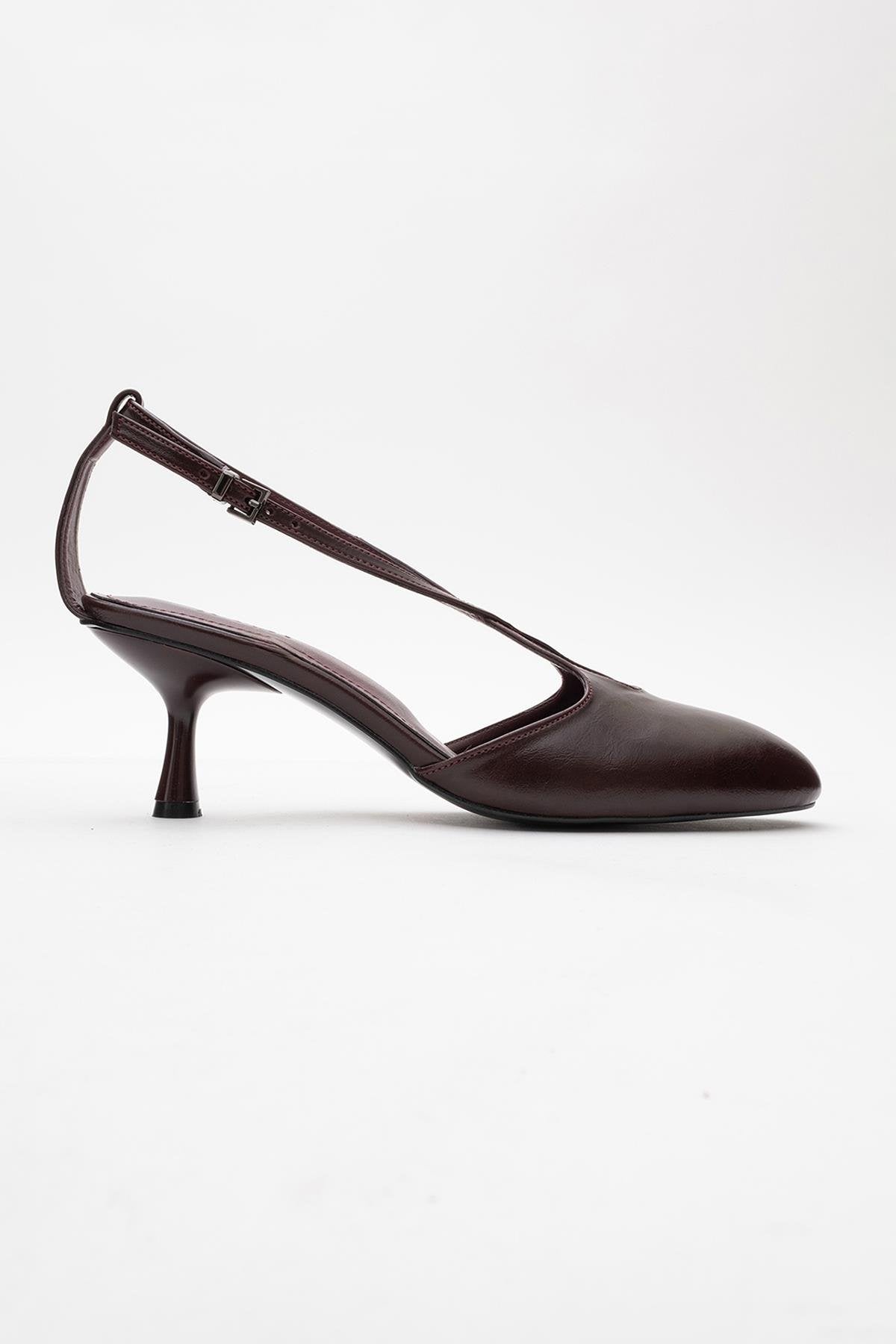 Agves - Burgundy Heeled Sandal (Women)
