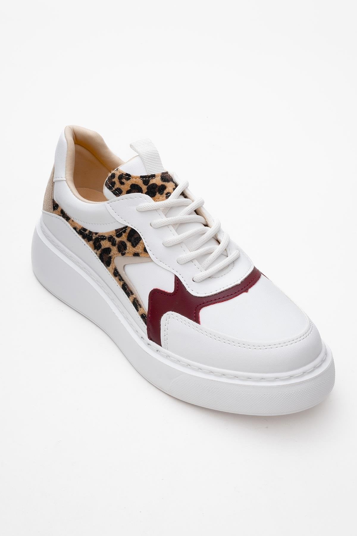 Ida - White Platform Sneakers (Women)