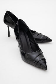 Anly - Black Slim Heel Pump (Women)