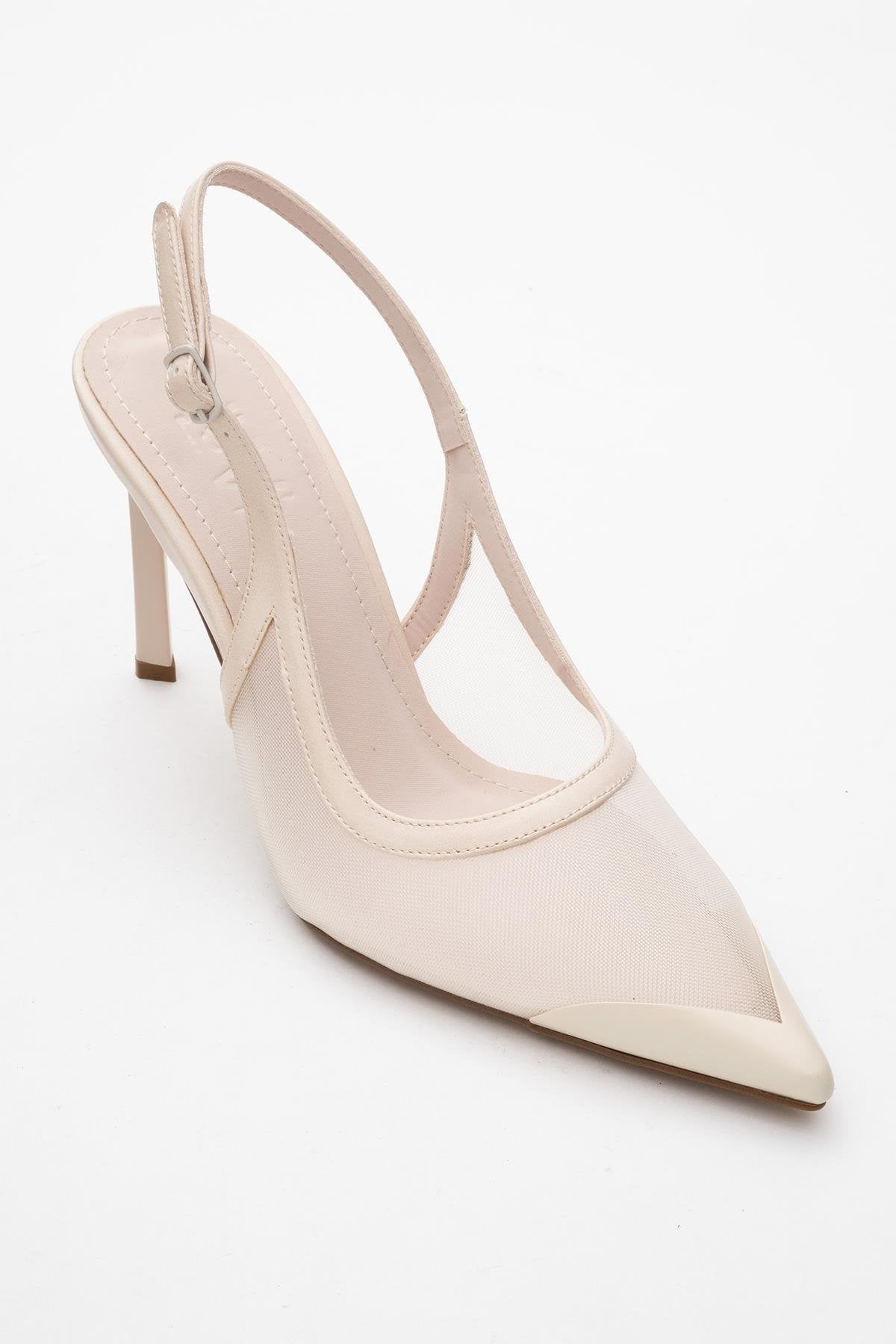 Venas - Beige Mesh High Heel Shoe (Women)