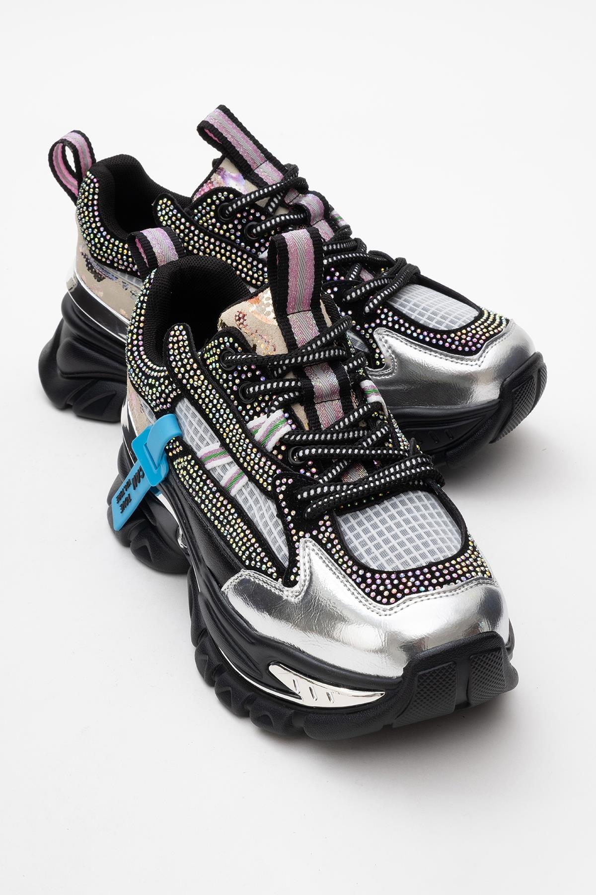 Noi - Black Silver Sneaker (Women)