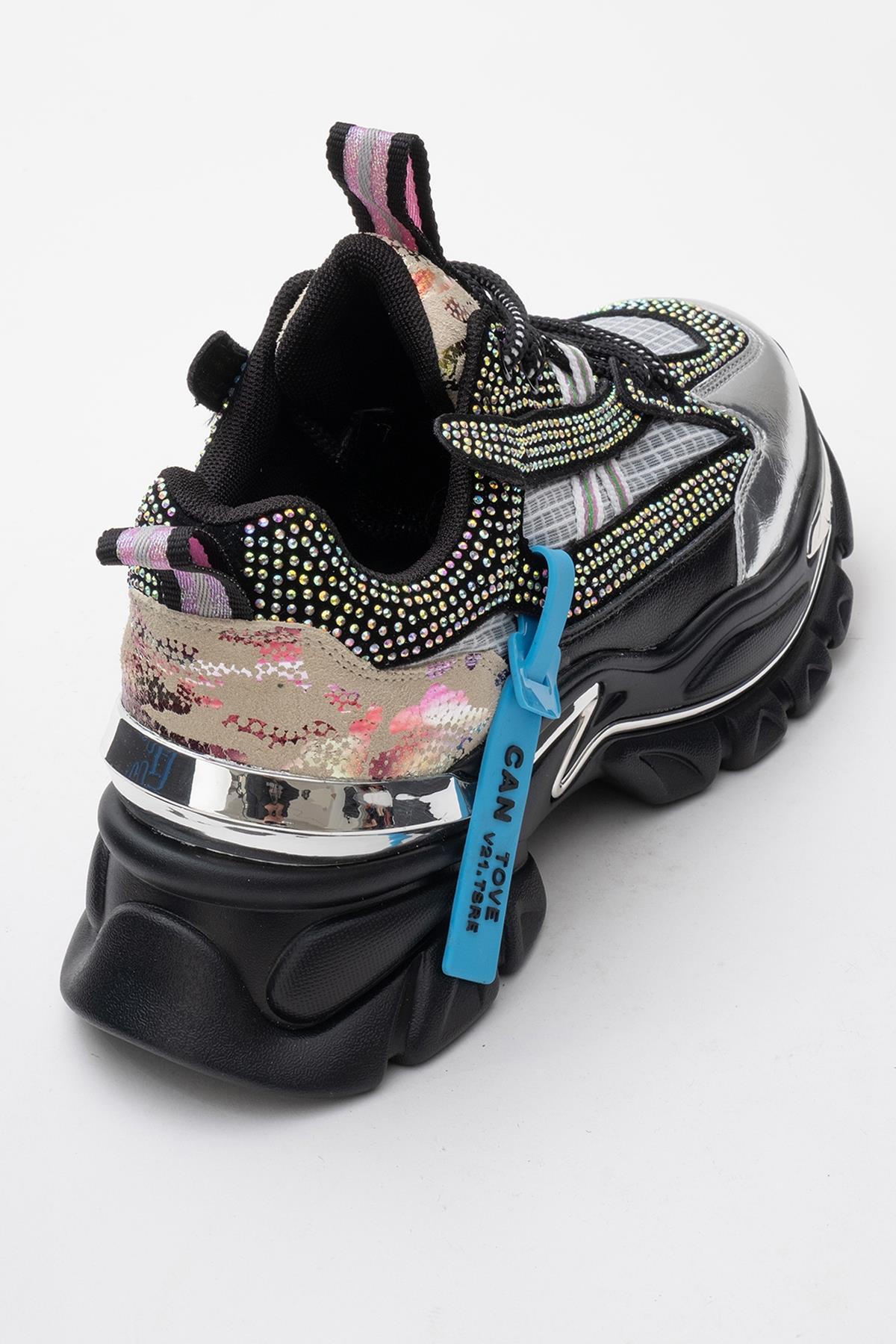 Noi - Black Silver Sneaker (Women)