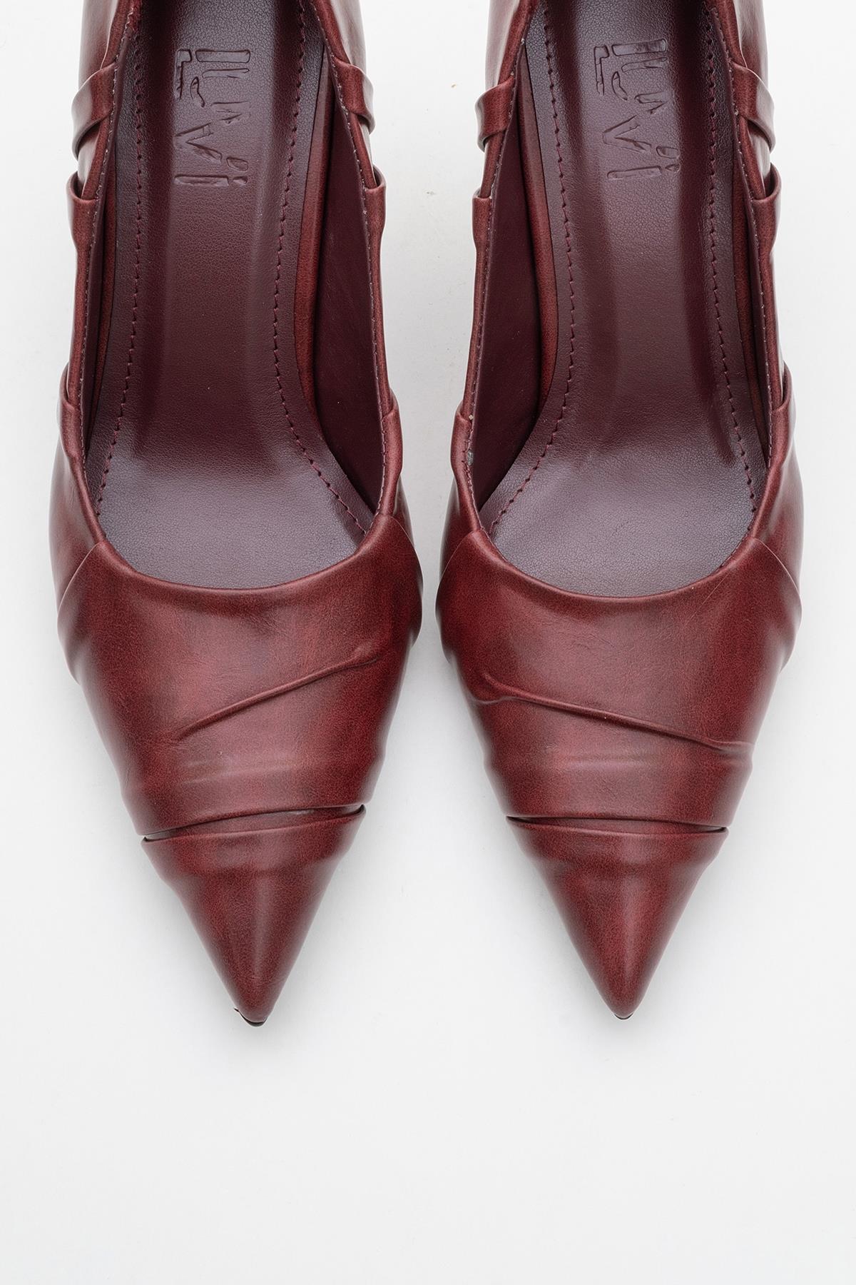 Anly - Burgundy Stiletto Pump (Women)
