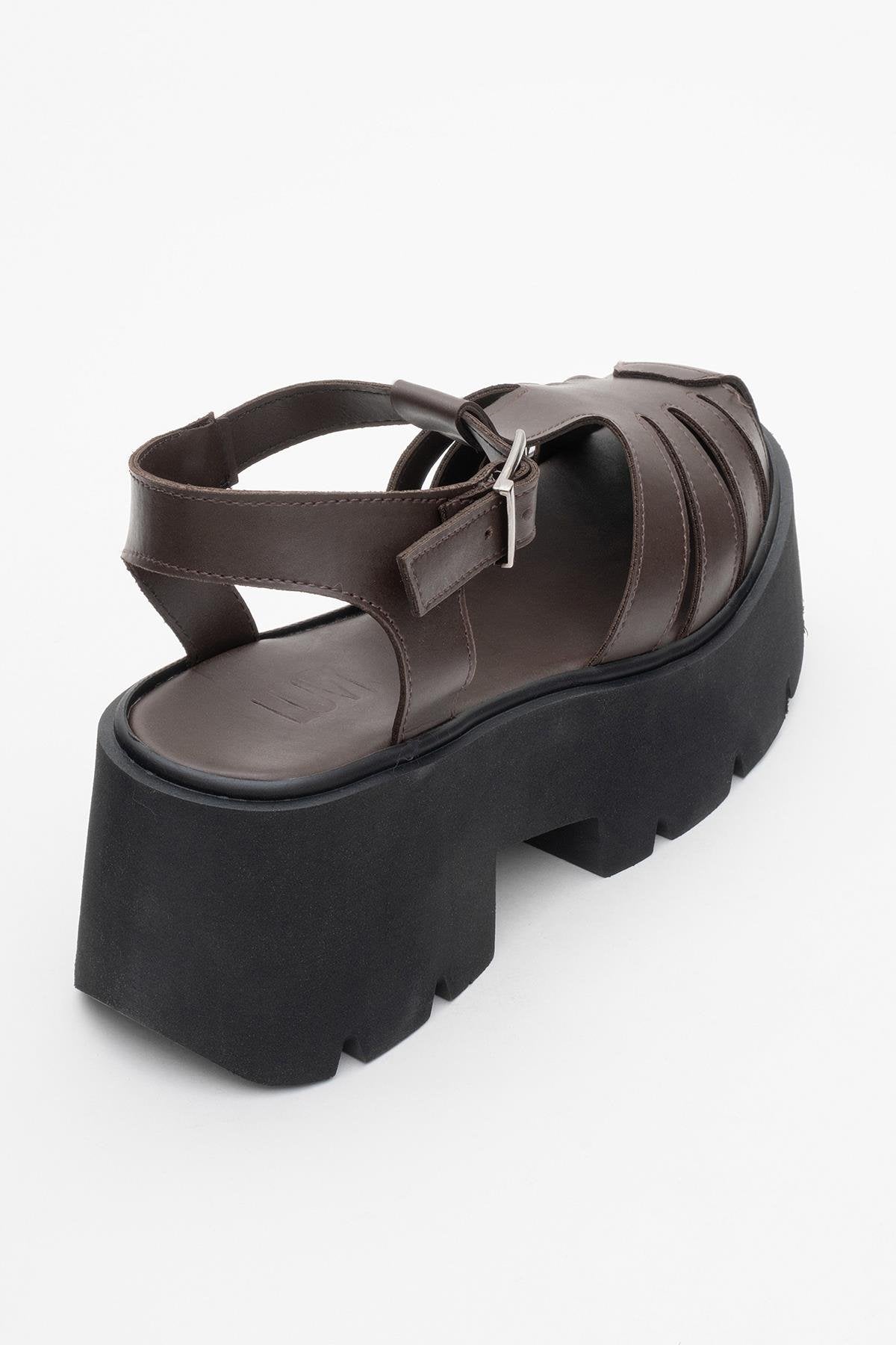 Verua - Brown Platform Sandal (Women)