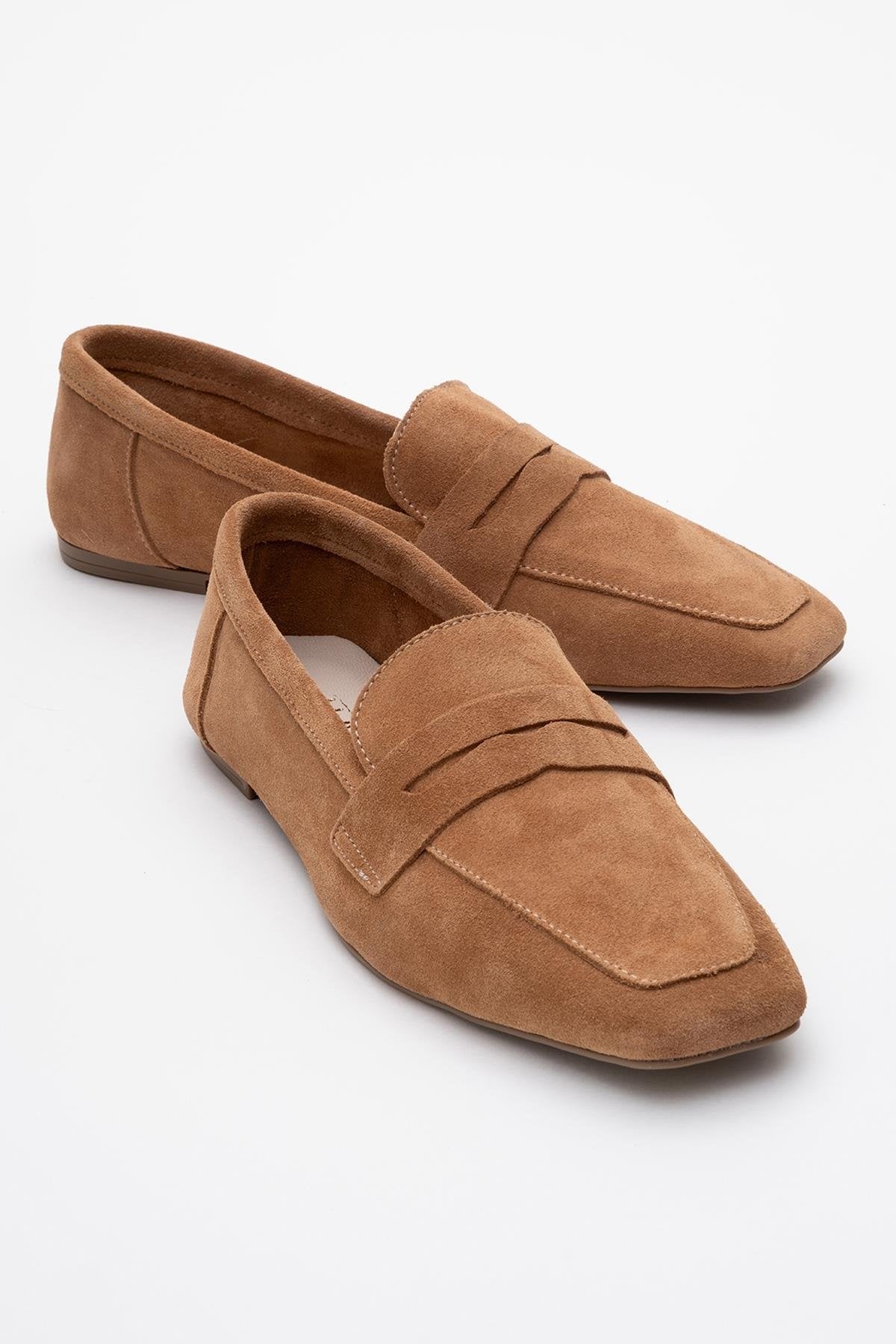 Morne - Mustard Suede Leather Loafers (Women)