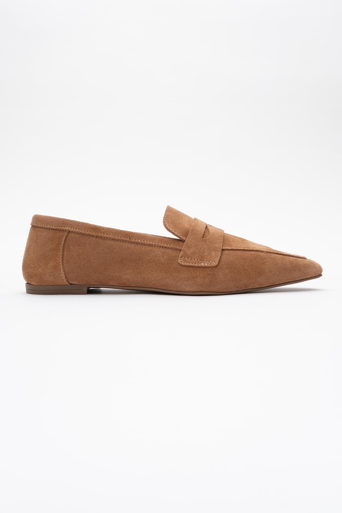 Morne - Mustard Suede Leather Loafers (Women)