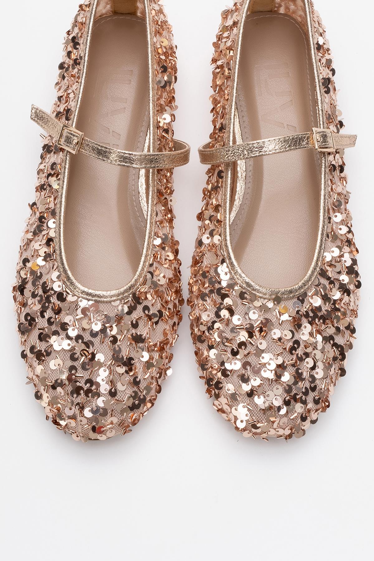 Lush - Rose Sequin Single-Band Ballet Flat (Women)