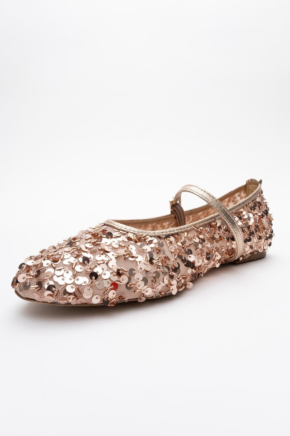 Lush - Rose Sequin Single-Band Ballet Flat (Women)