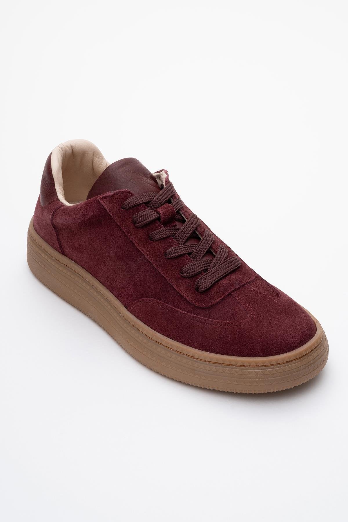 Fiore - Burgundy Leather Sneakers (Women)
