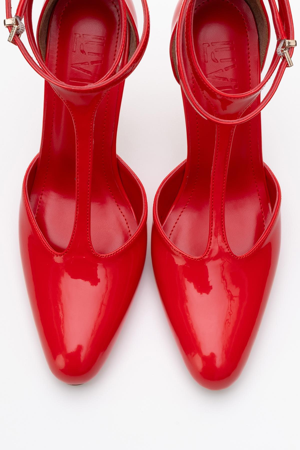 Jon - Red Patent Stiletto Heel Shoe (Women)