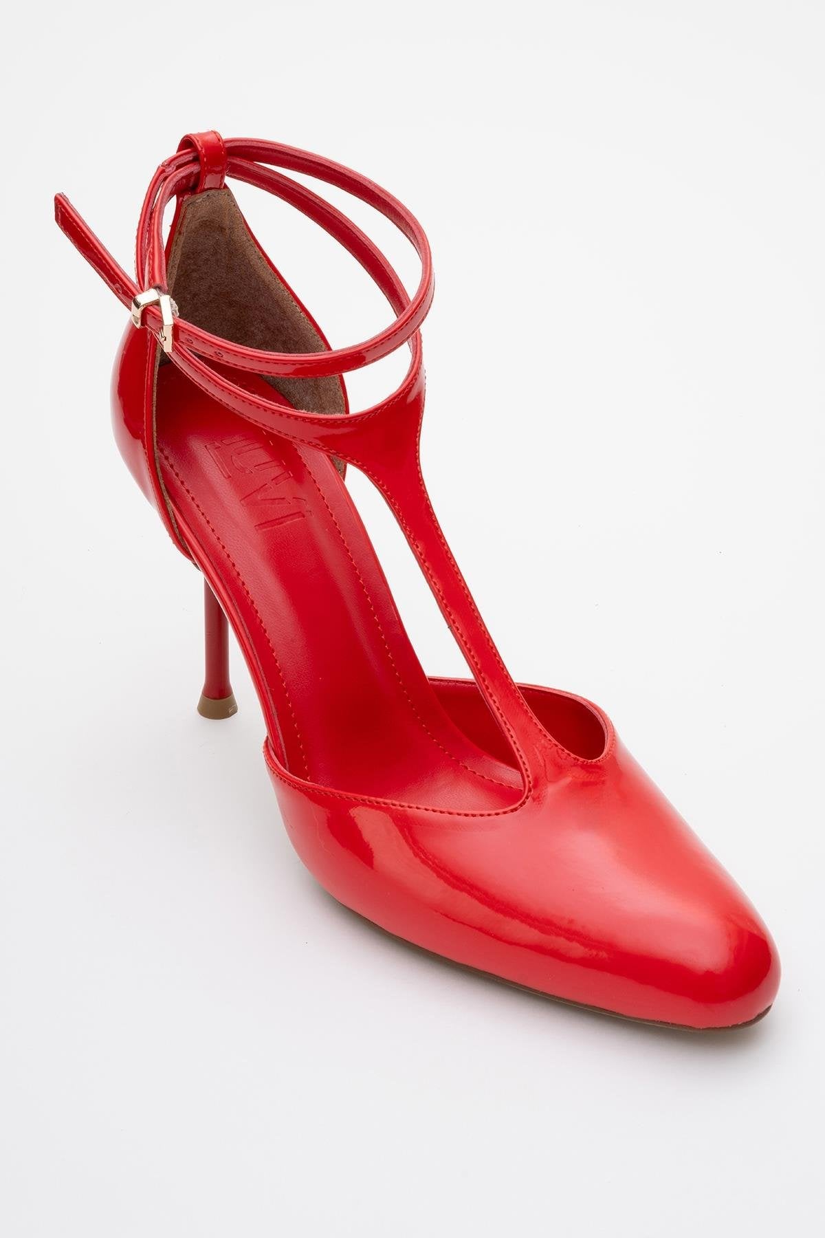 Jon - Red Patent Stiletto Heel Shoe (Women)