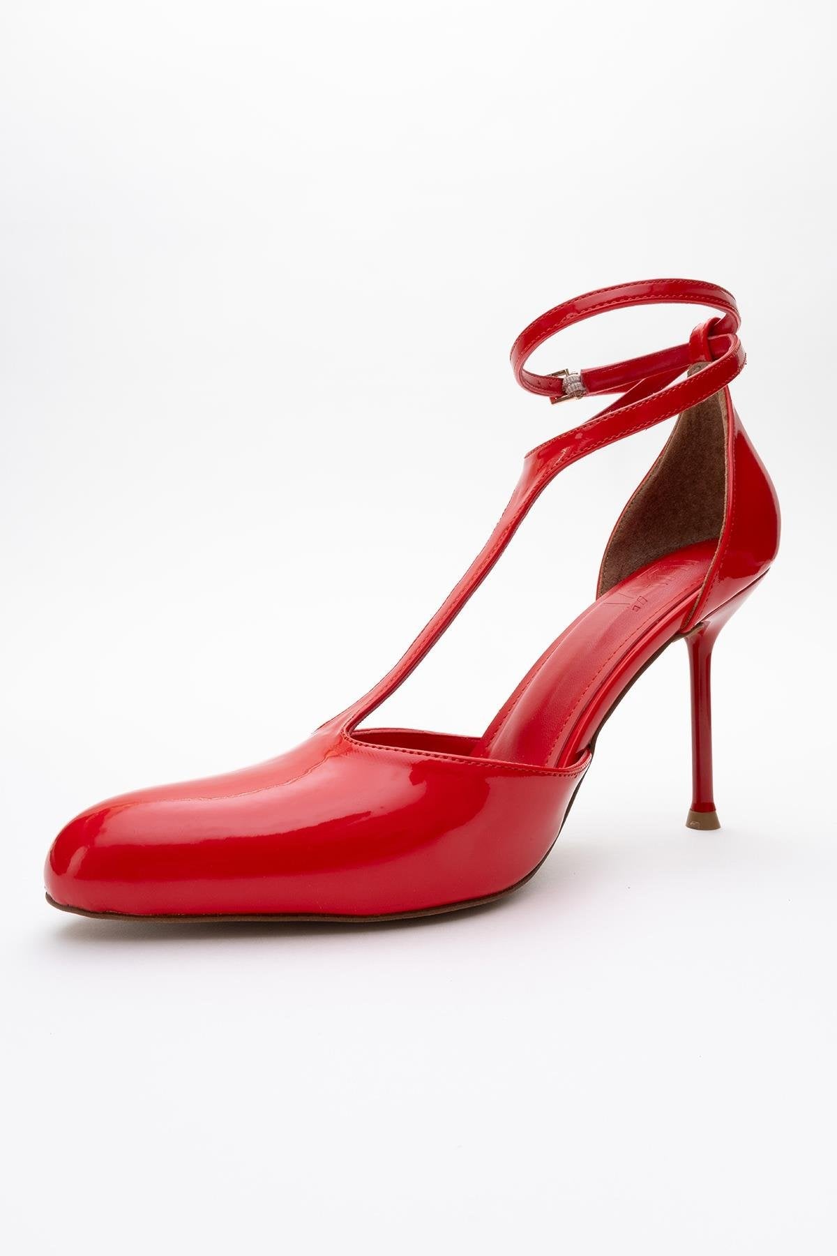 Jon - Red Patent Stiletto Heel Shoe (Women)