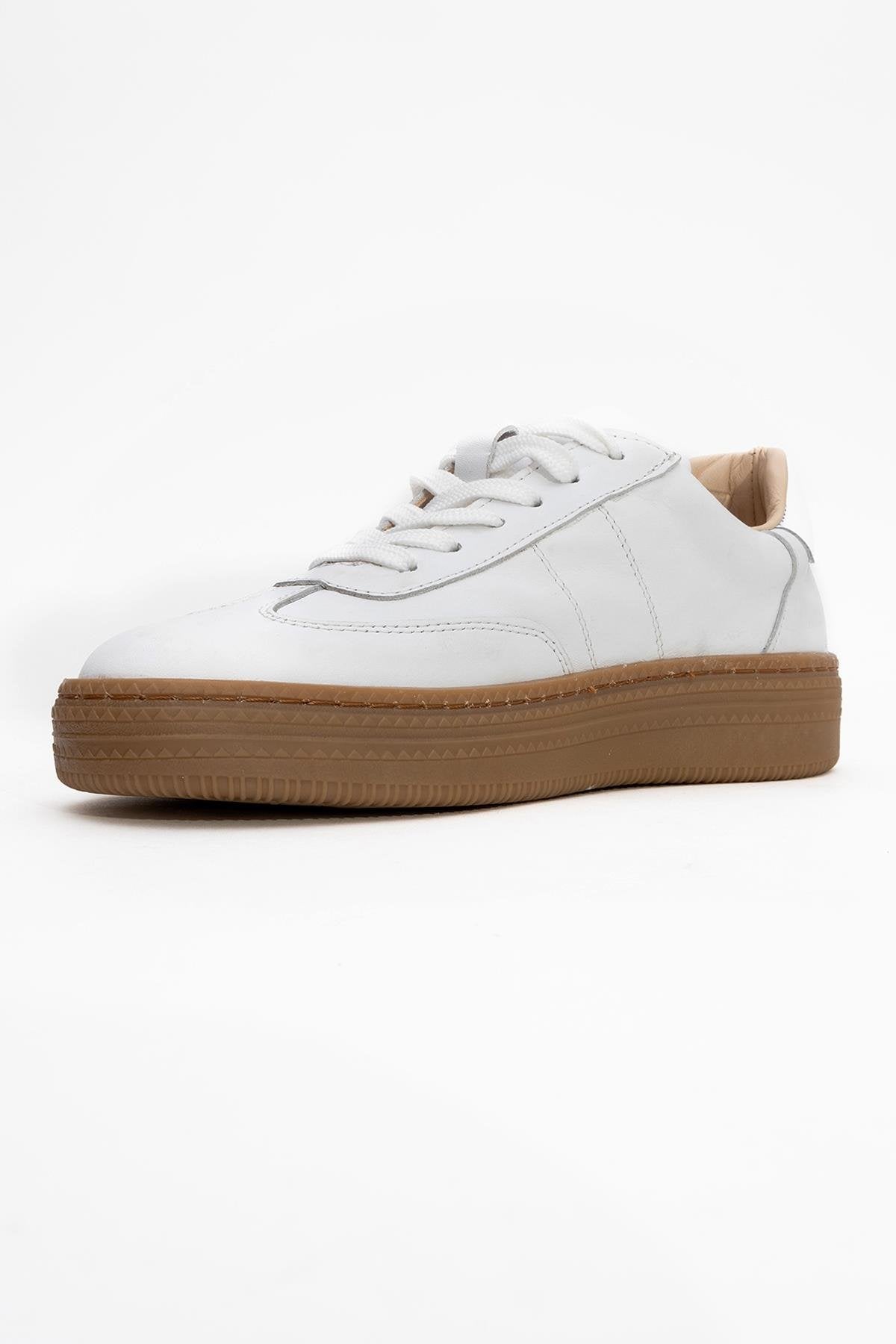 Fiore - White Leather Sneakers (Women)