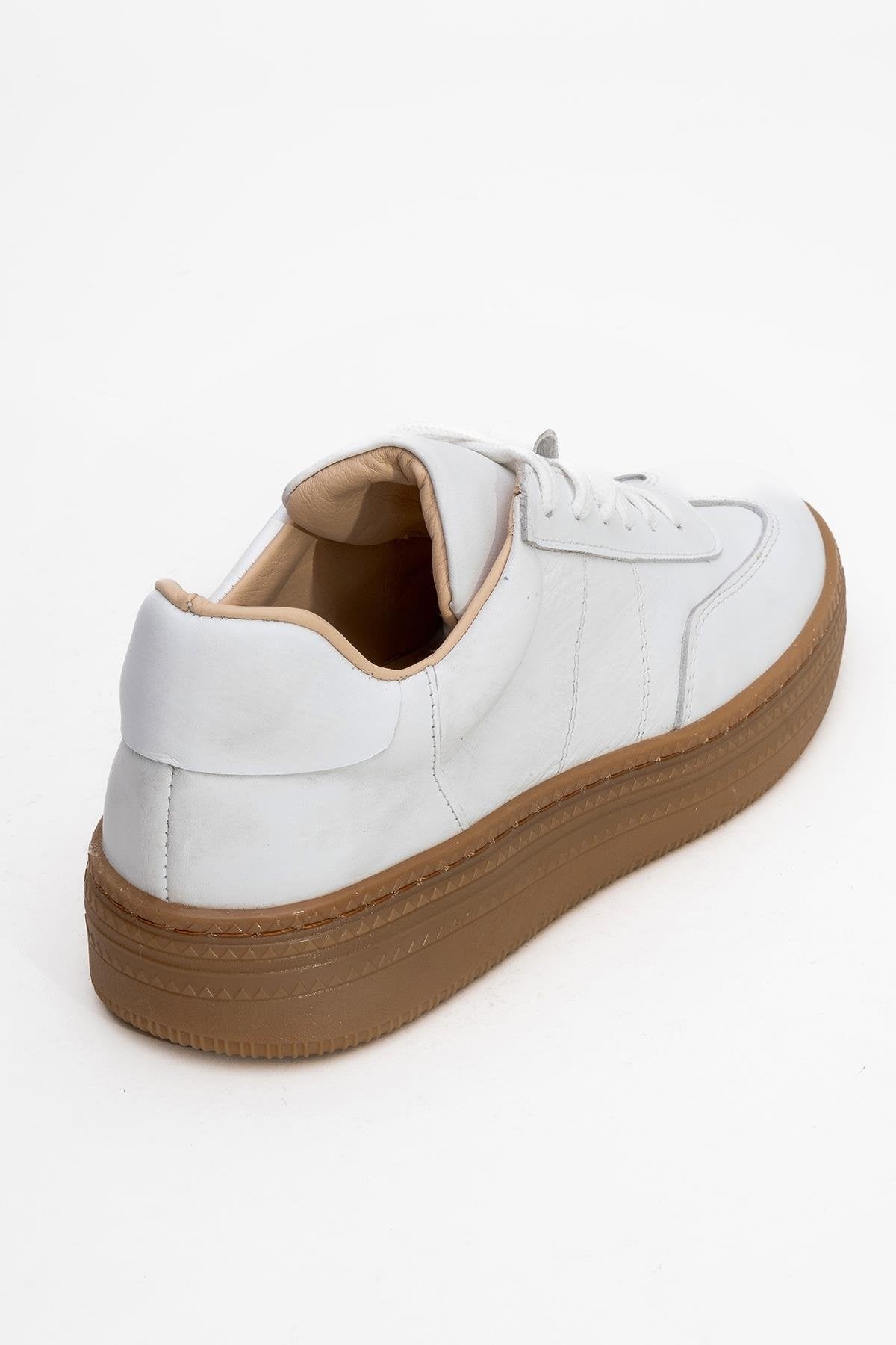 Fiore - White Leather Sneakers (Women)