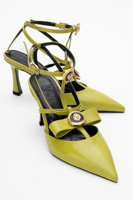 Peal - Green Patent Heeled Shoe (Women)