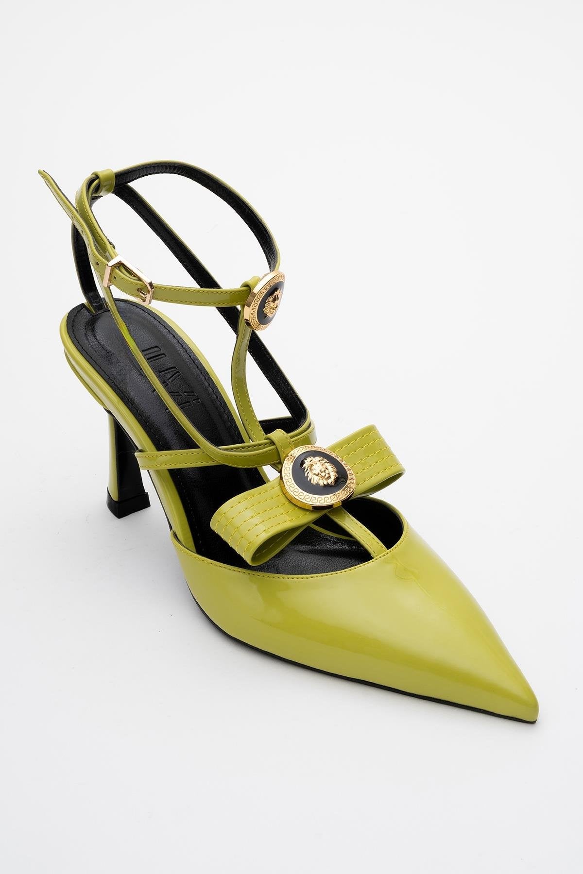 Peal - Green Patent Heeled Shoe (Women)
