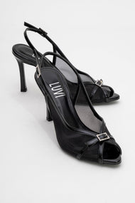 Elyse - Black High-Heel Evening Shoe (Women)