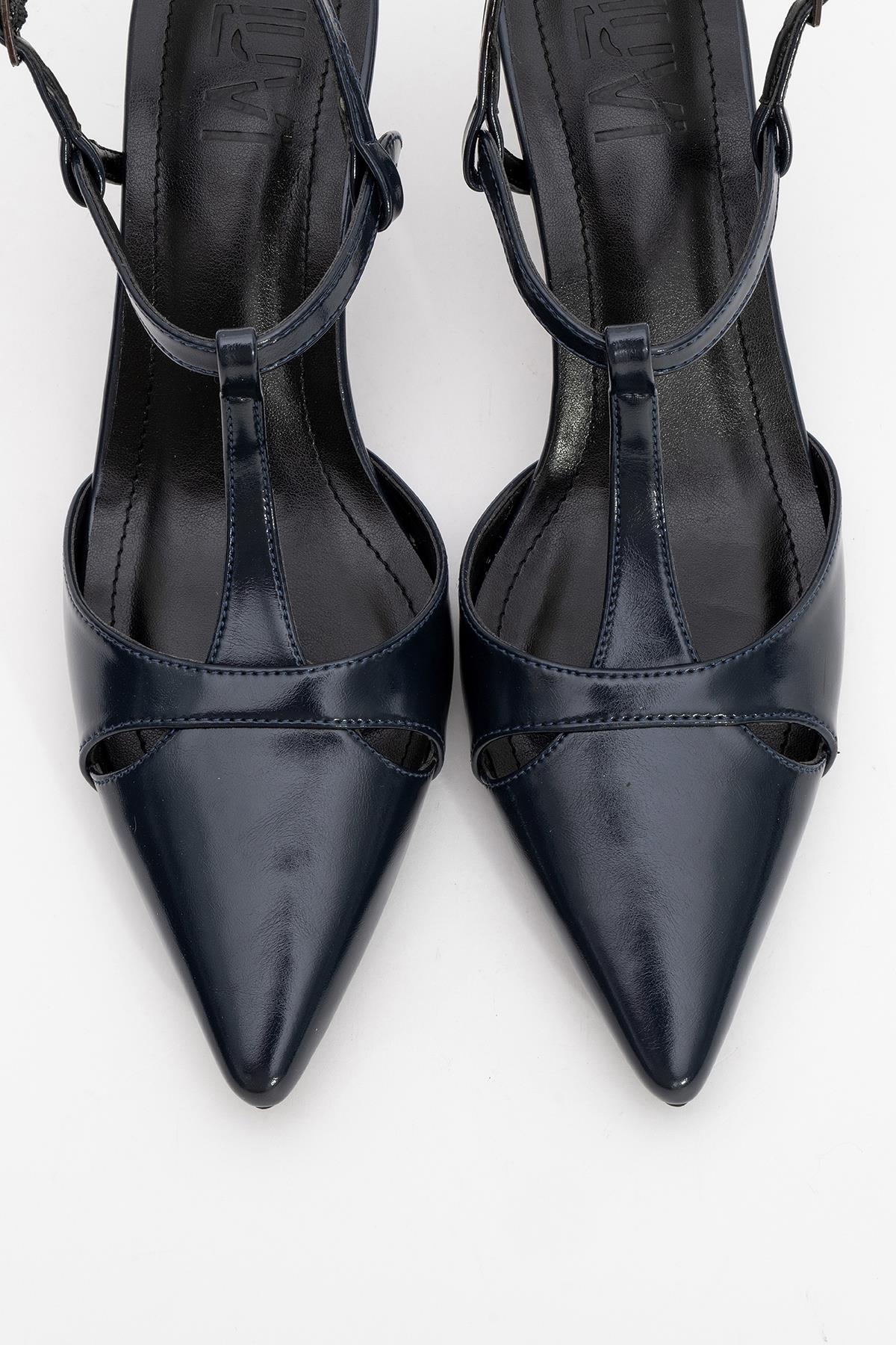 Abelia - Navy Stiletto Pump (Women)
