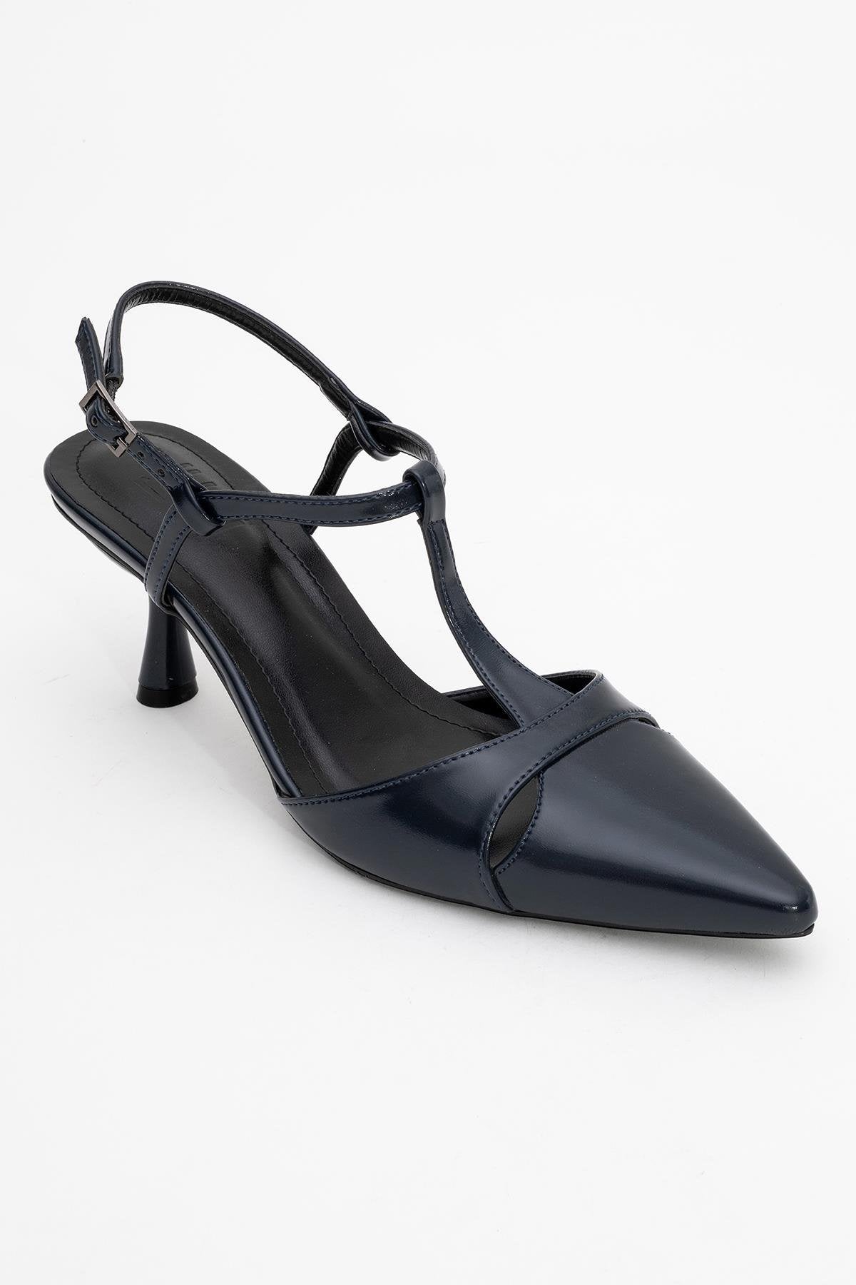 Abelia - Navy Stiletto Pump (Women)