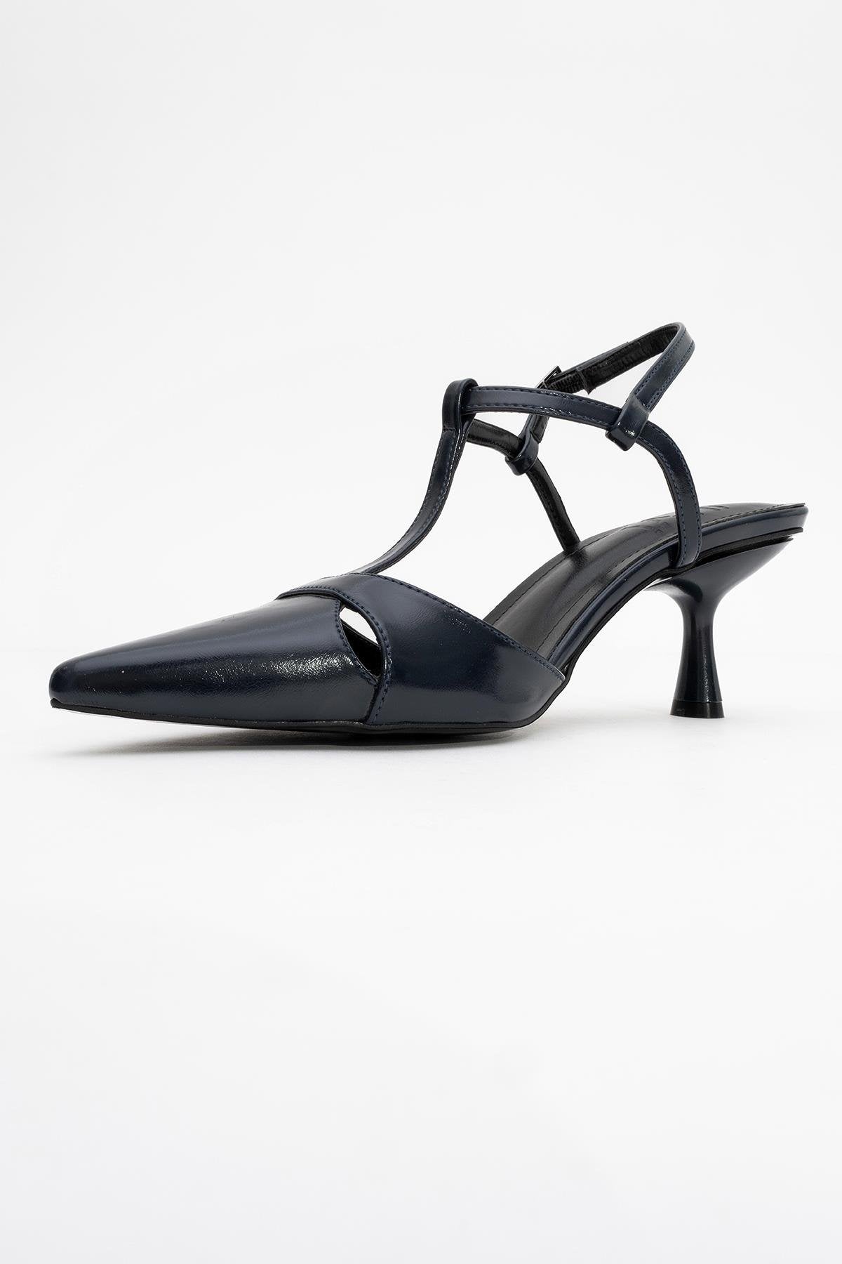Abelia - Navy Stiletto Pump (Women)