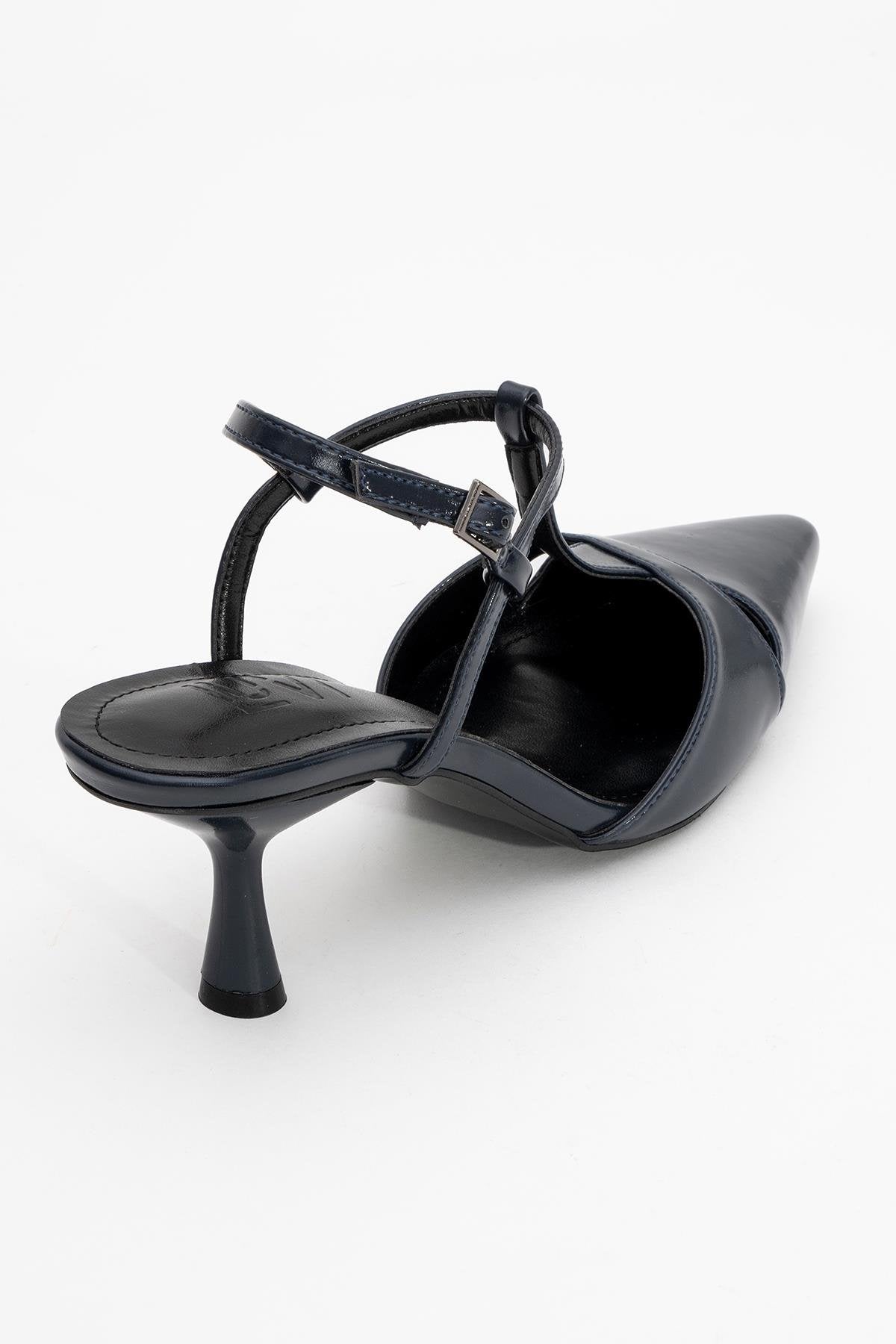 Abelia - Navy Stiletto Pump (Women)