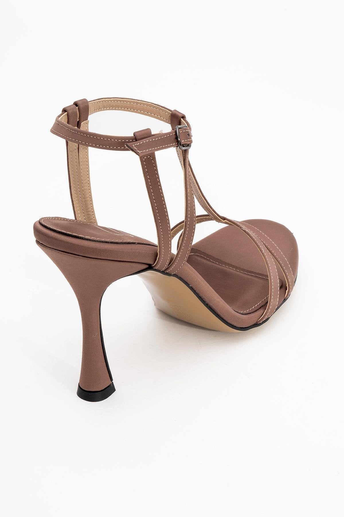 Credo - Brown Satin High Heel Shoe (Women)
