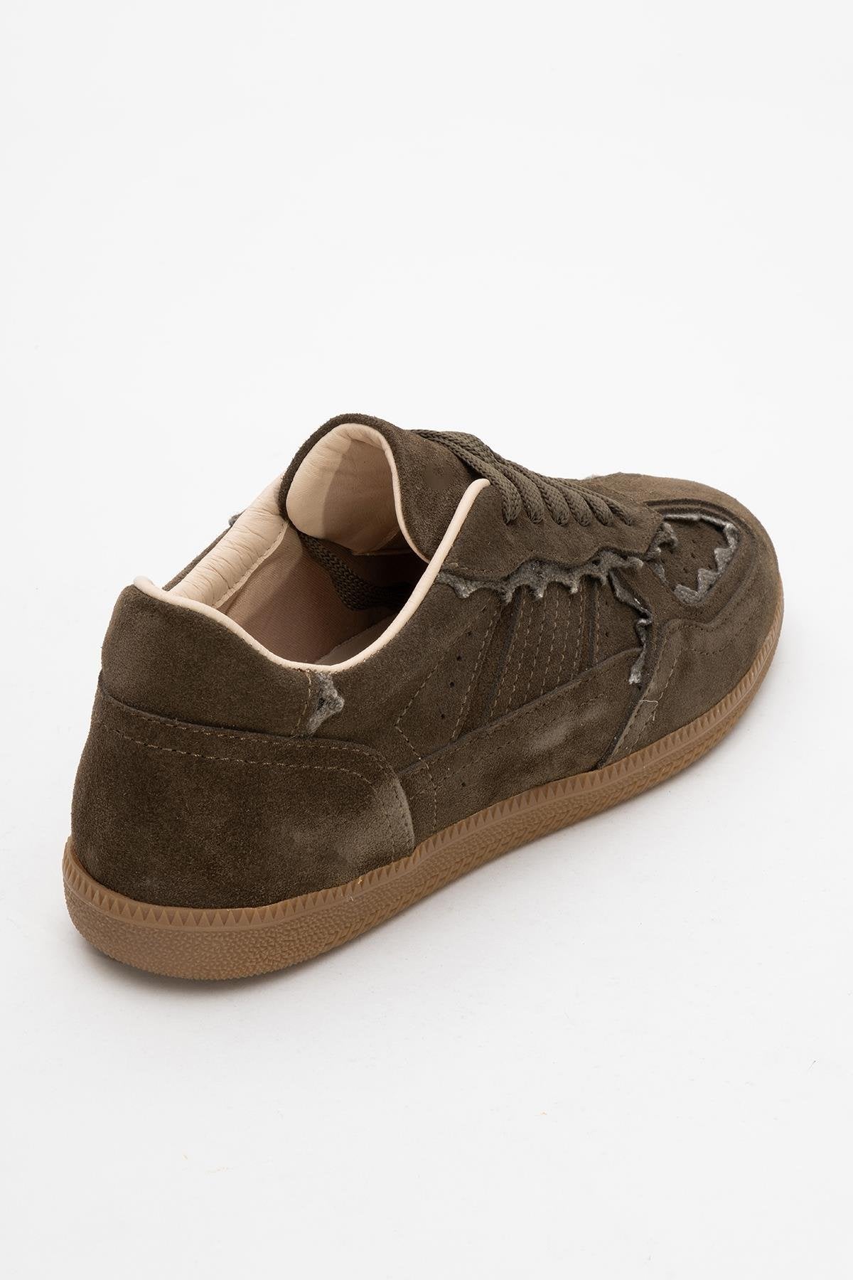 Shiva - Emerald Green Suede Leather Sneakers (Women) Green 7 Forever & Always Shoes Shiva - Emerald Green Suede Leather Sneakers (Women) Green 7 Forever & Always Shoes
