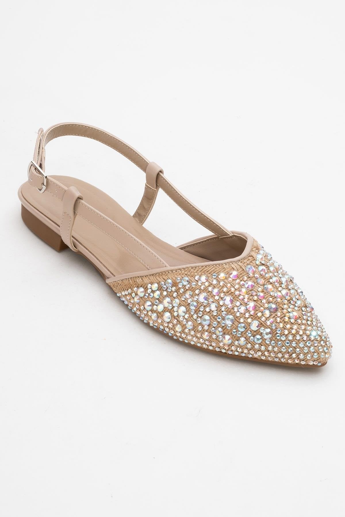 Helly - Beige Closed-Toe Sandal (Women)