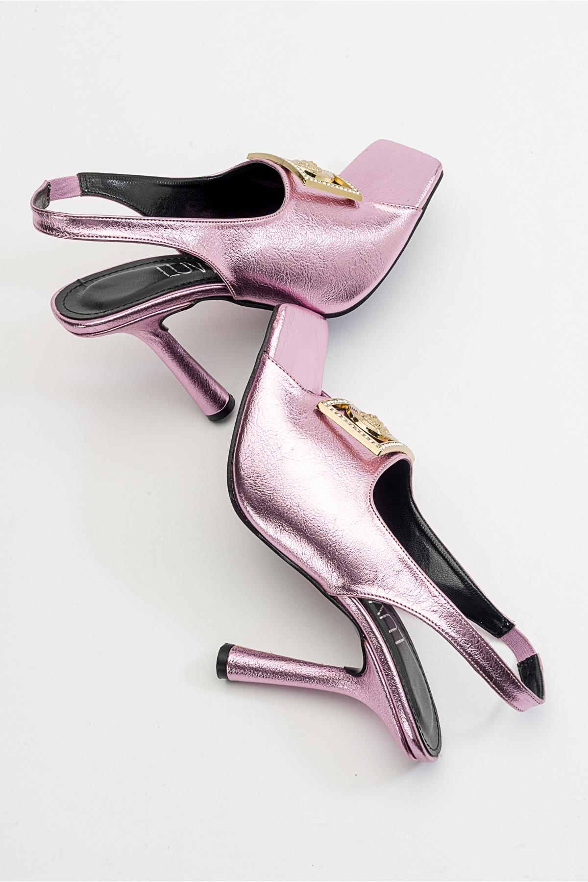 Olney - Pink Heeled Shoe (Women)