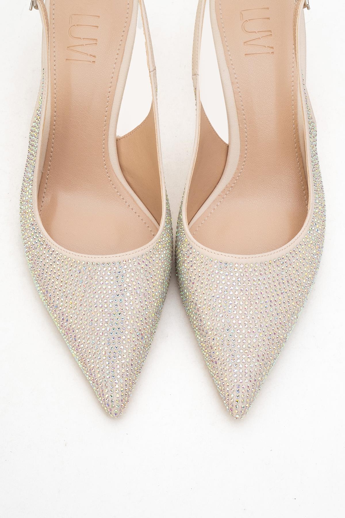 Novs - Beige Stiletto Dress Shoe (Women)