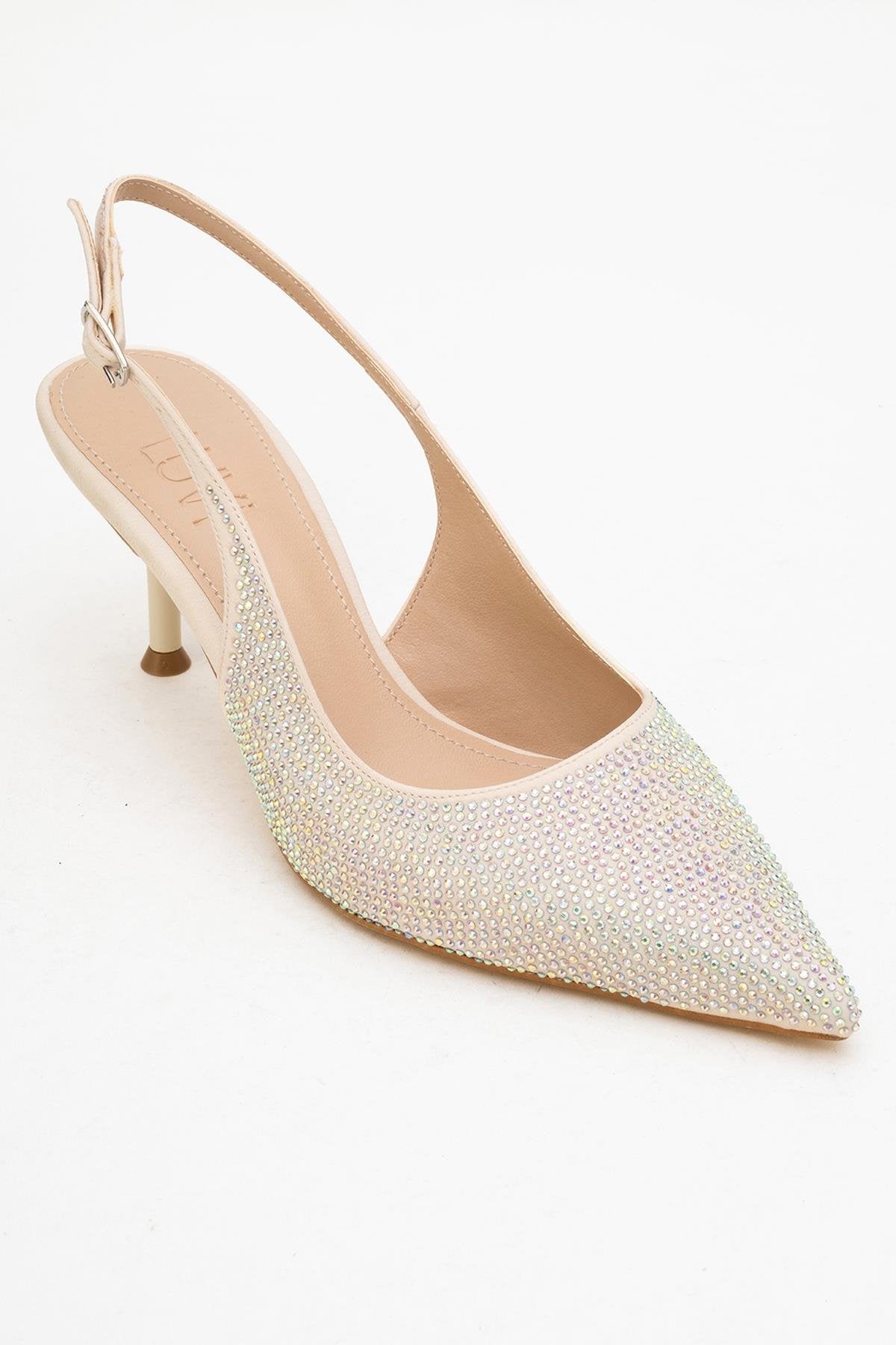 Novs - Beige Stiletto Dress Shoe (Women)