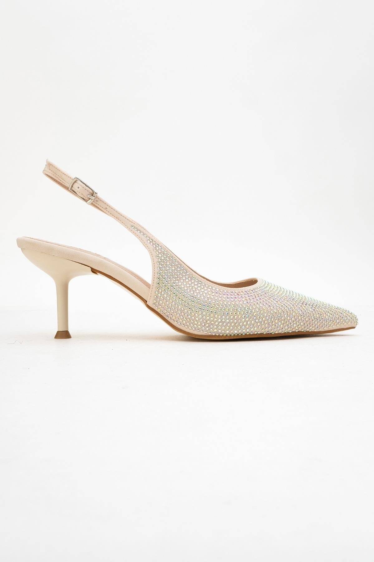 Novs - Beige Stiletto Dress Shoe (Women)