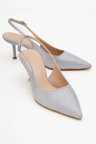 Novs - Silver Stiletto Dress Shoe (Women)