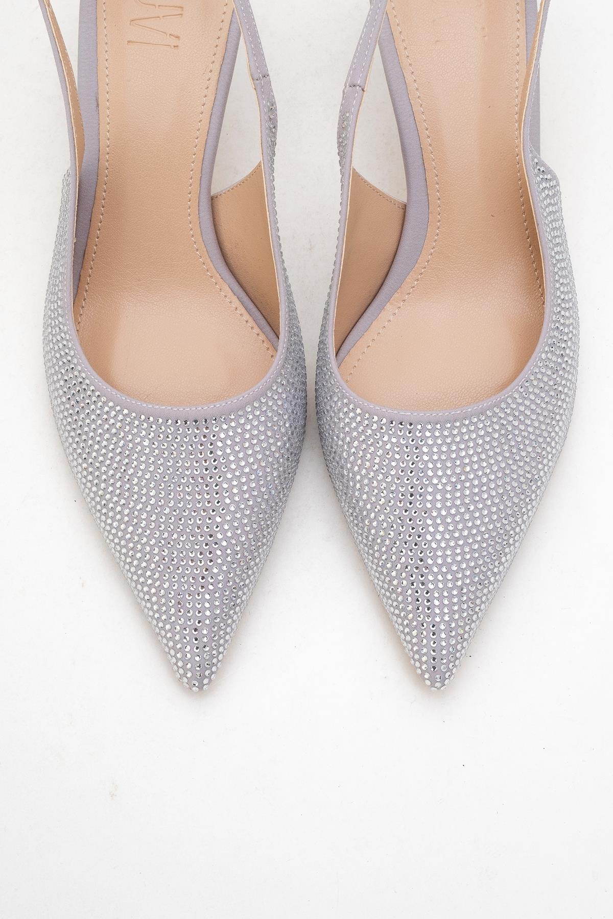 Novs - Silver Stiletto Dress Shoe (Women)