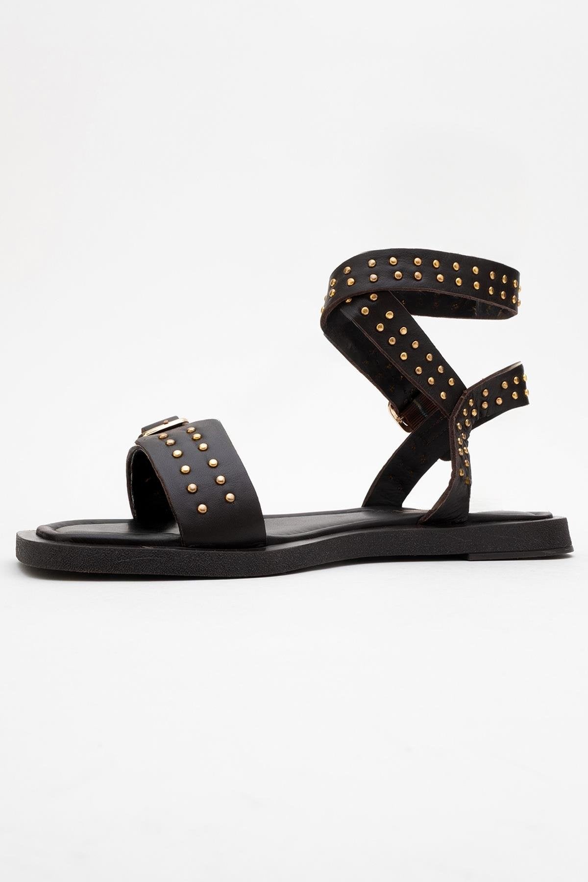 Carril - Brown Genuine Leather Sandal (Women)