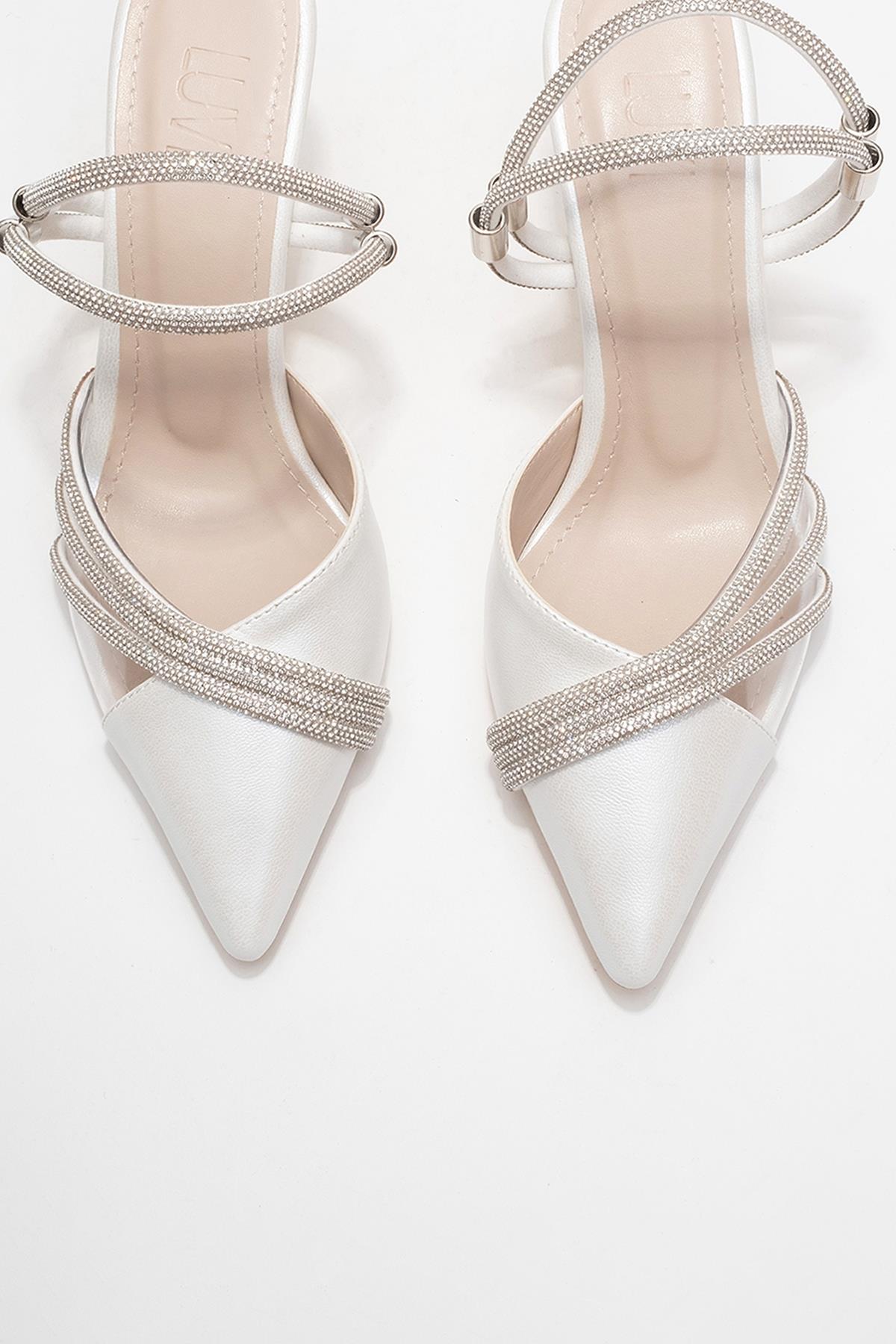 Lavie - Pearl Synthetic Leather Strappy Jeweled Dress Shoe (Women)