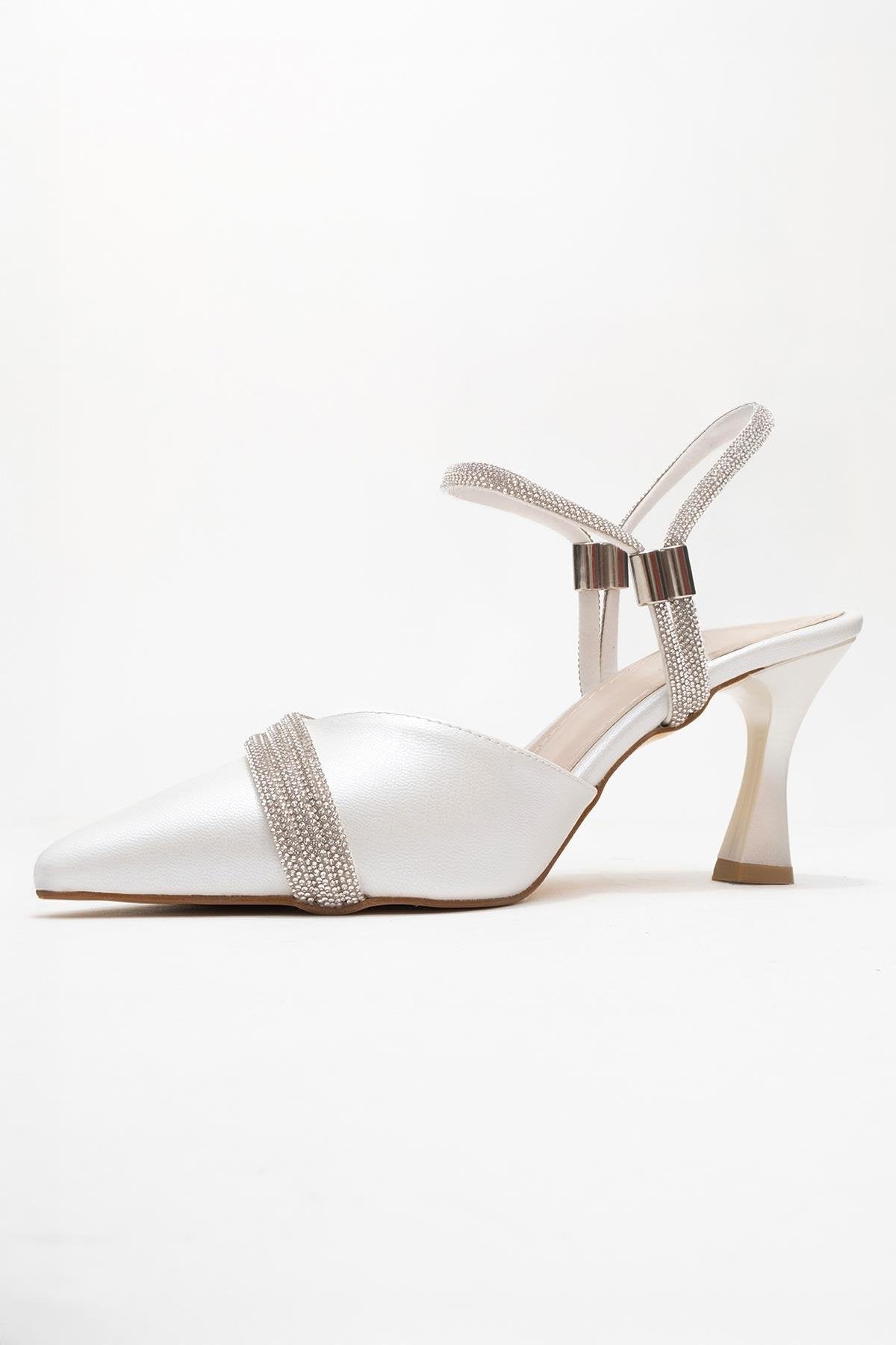 Lavie - Pearl Synthetic Leather Strappy Jeweled Dress Shoe (Women)