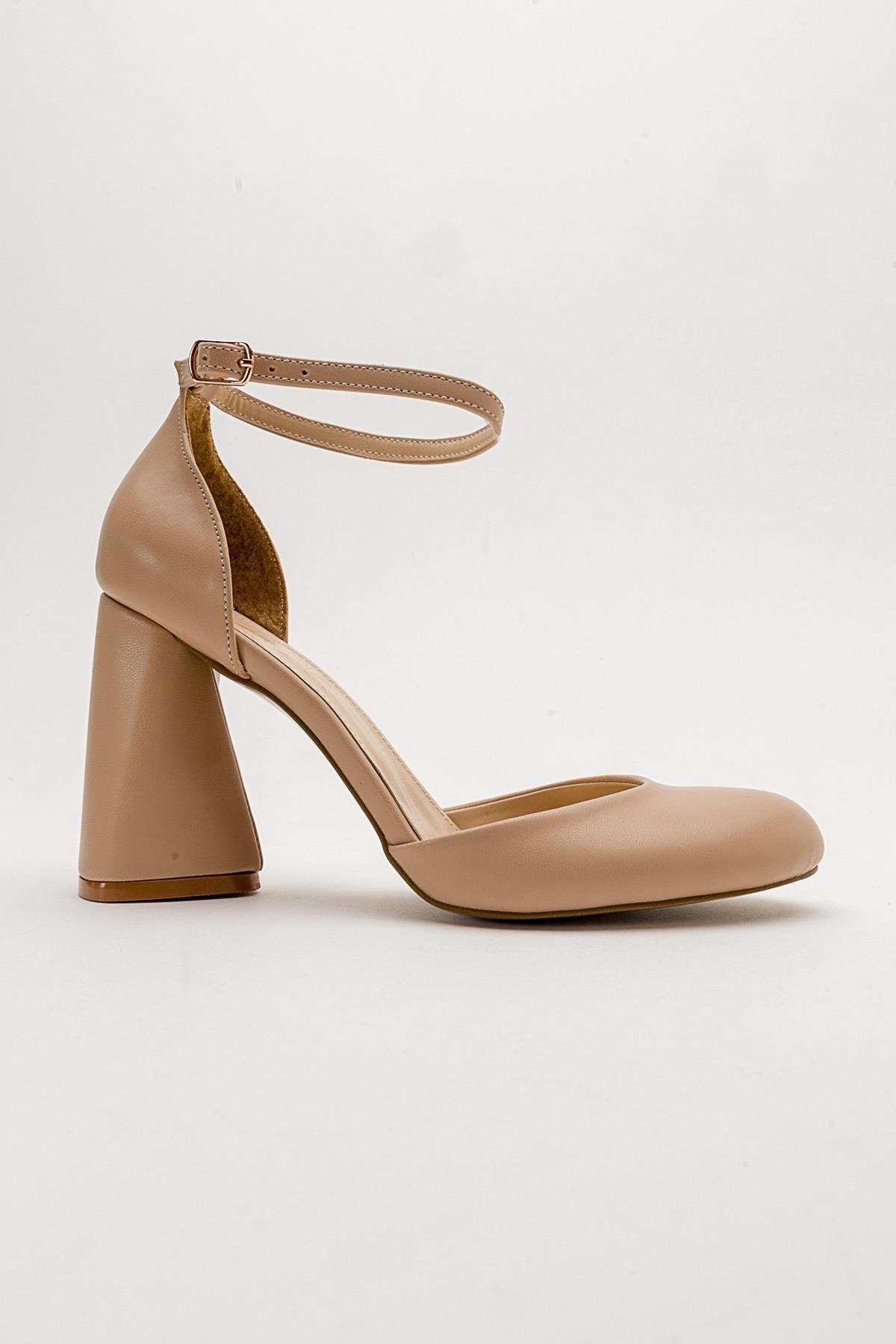 Oslo - Beige Heeled Shoe (Women)