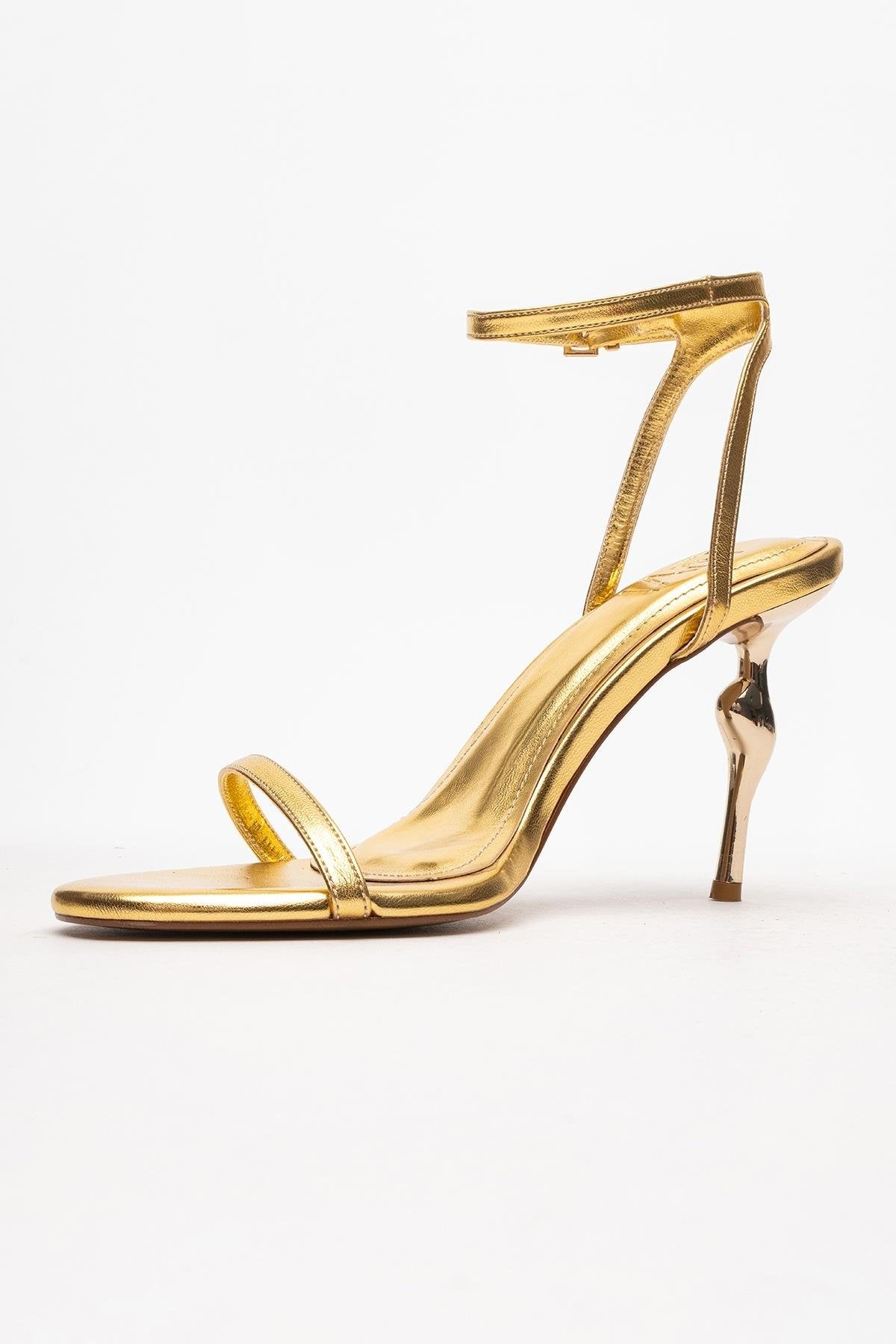 Jasmin - Gold Single-Strap High Heel (Women)