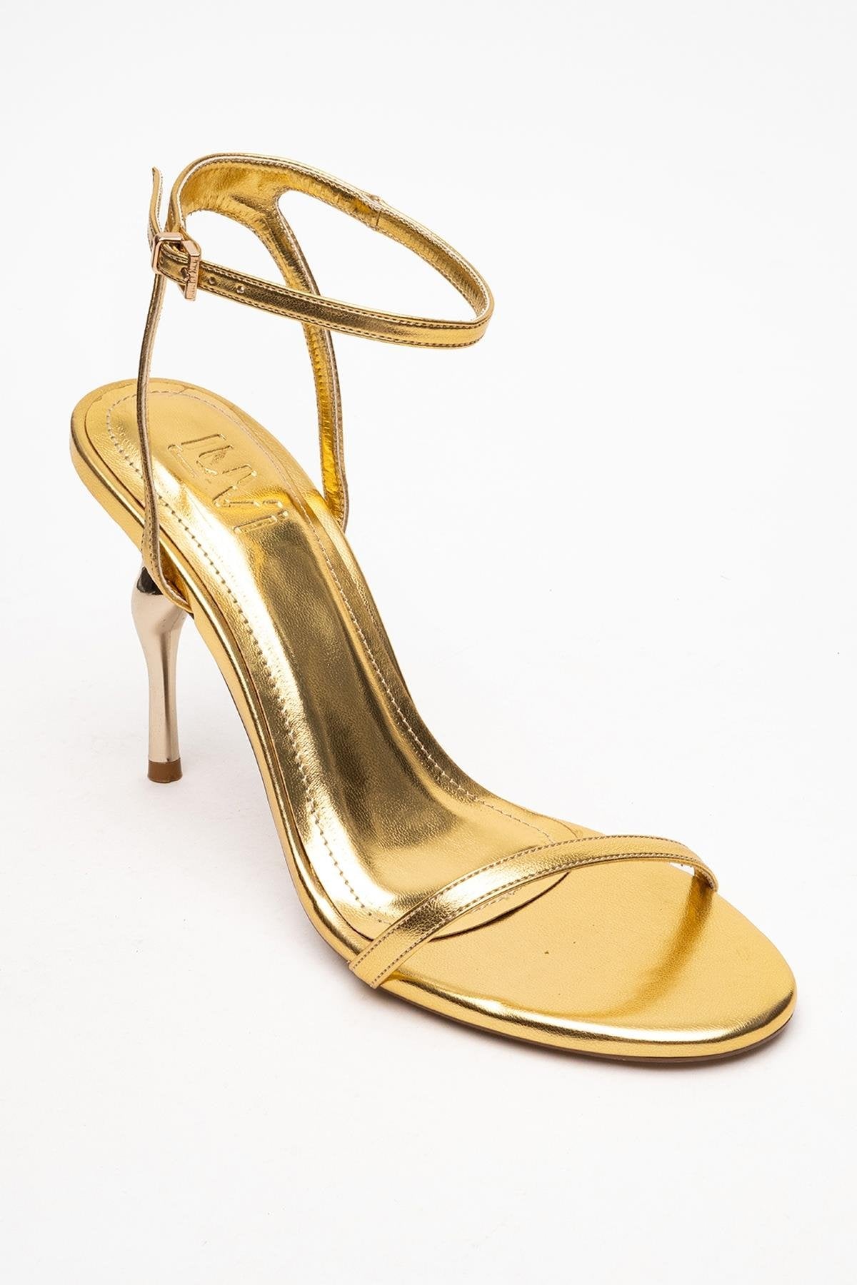 Jasmin - Gold Single-Strap High Heel (Women)