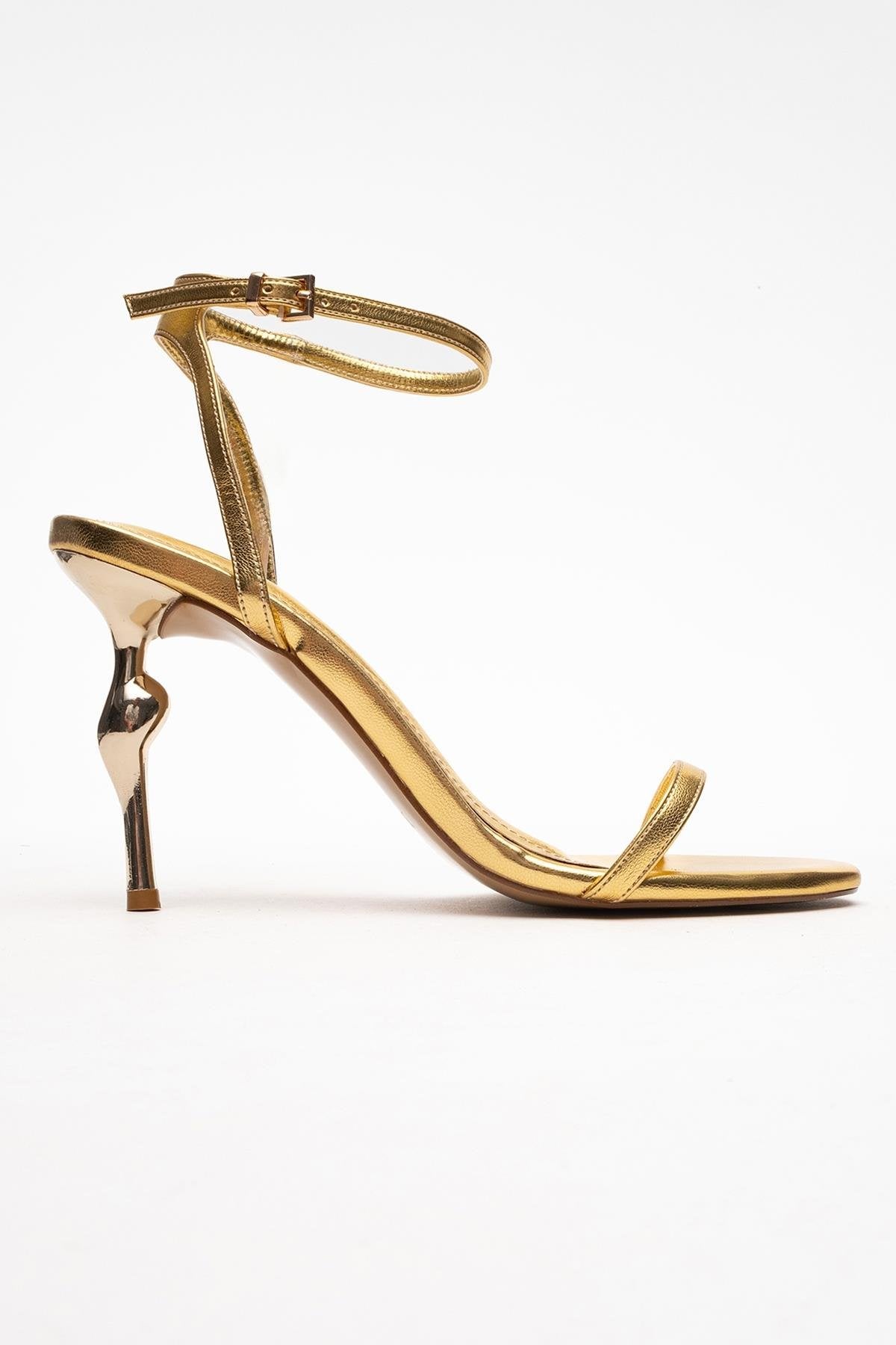Jasmin - Gold Single-Strap High Heel (Women)