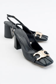 Forlev - Black Heeled Shoe (Women)