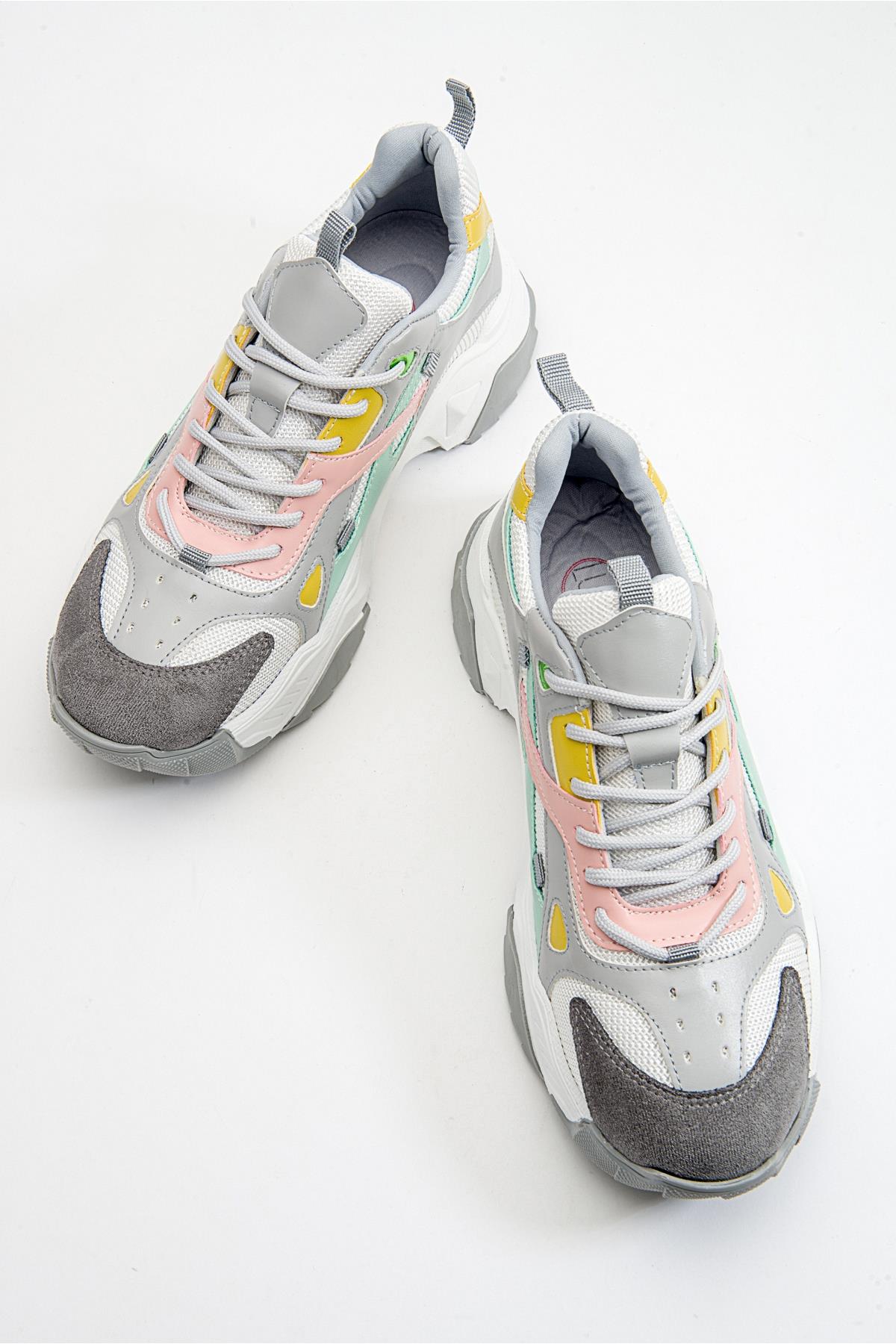 Loretta - White Multi Sneaker (Women)