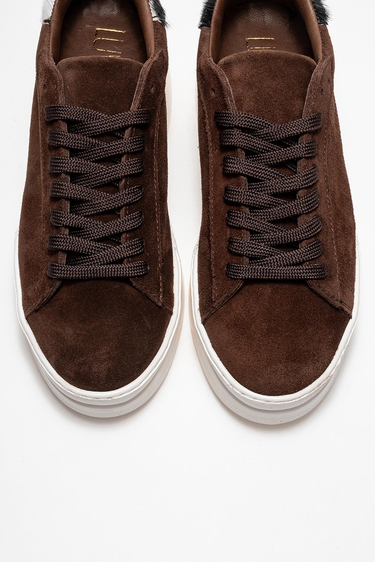 Anabel - Taupe Genuine Leather Casual Sneaker (Women)