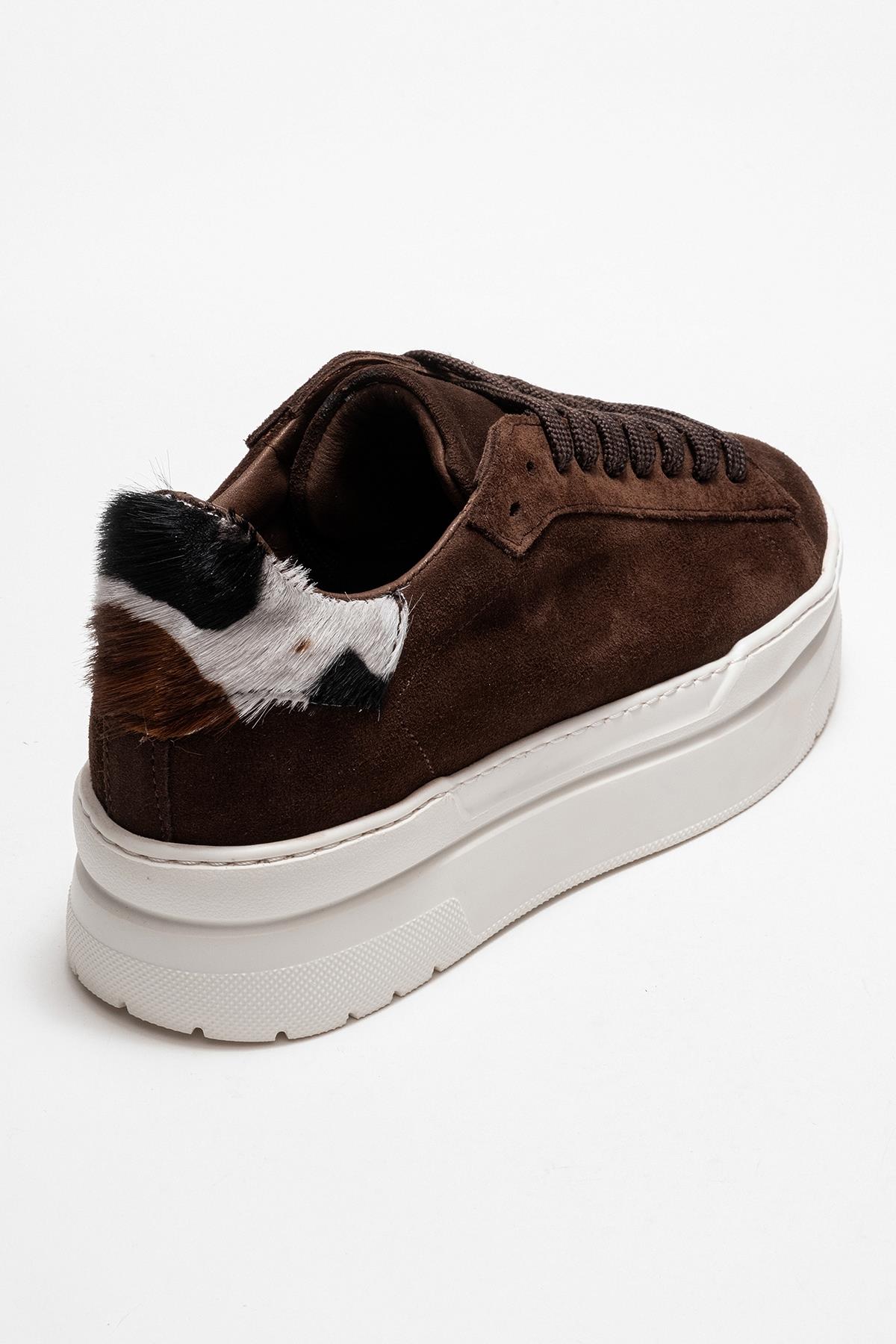 Anabel - Taupe Genuine Leather Casual Sneaker (Women)